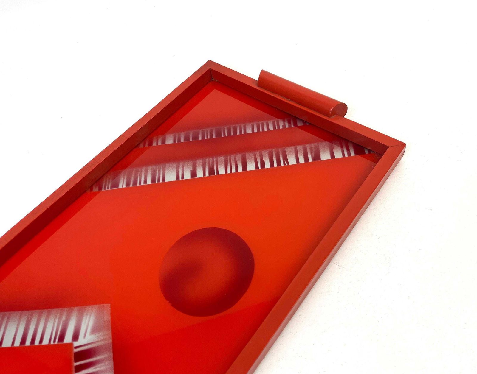 Rare Bauhaus Suprematism Cubist Art Deco De Stijl Cocktail Serving Tray Germany 1925 photo Home Decor