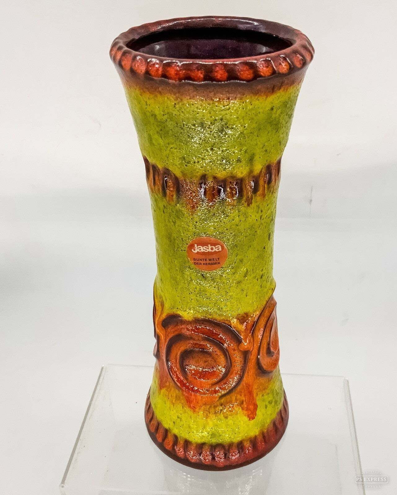 Jasba German Fat Lava Pottery Vase N32211 24cm 70s