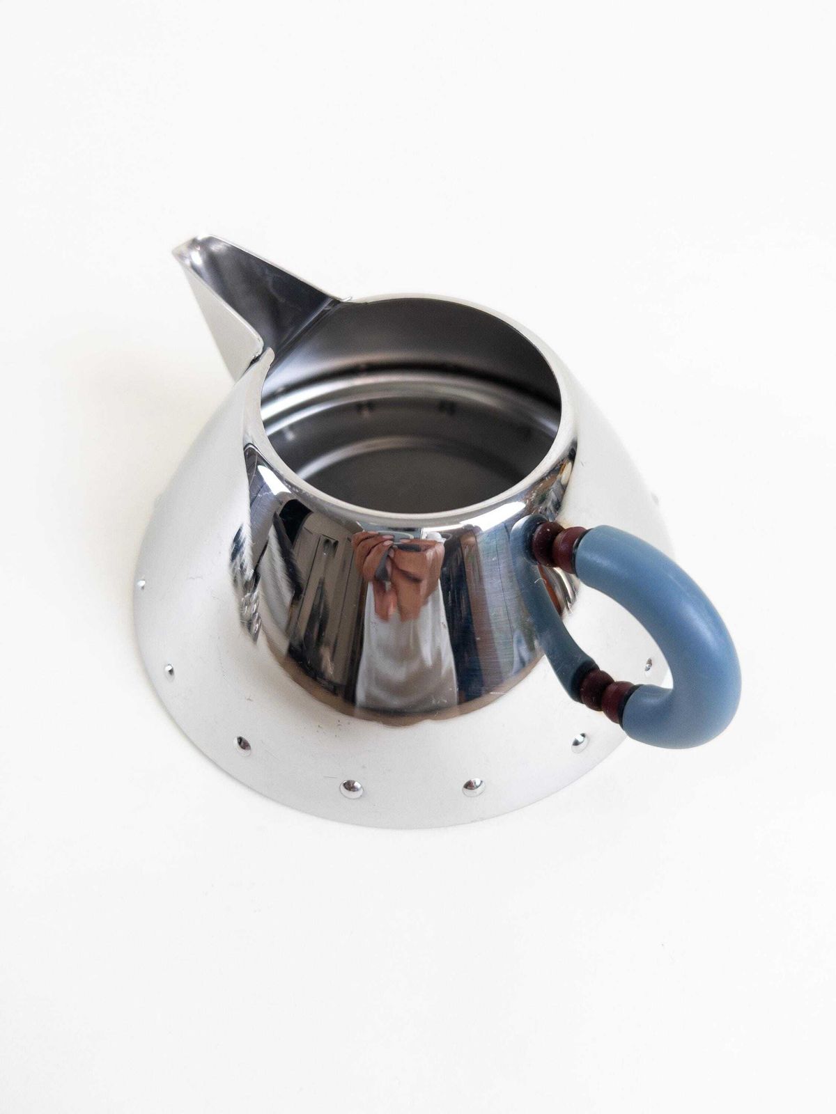 Alessi Sugar And Creamer Set With 11 Coffee Spoons Designed By Michael Graves   Postmodern Design photo vintage