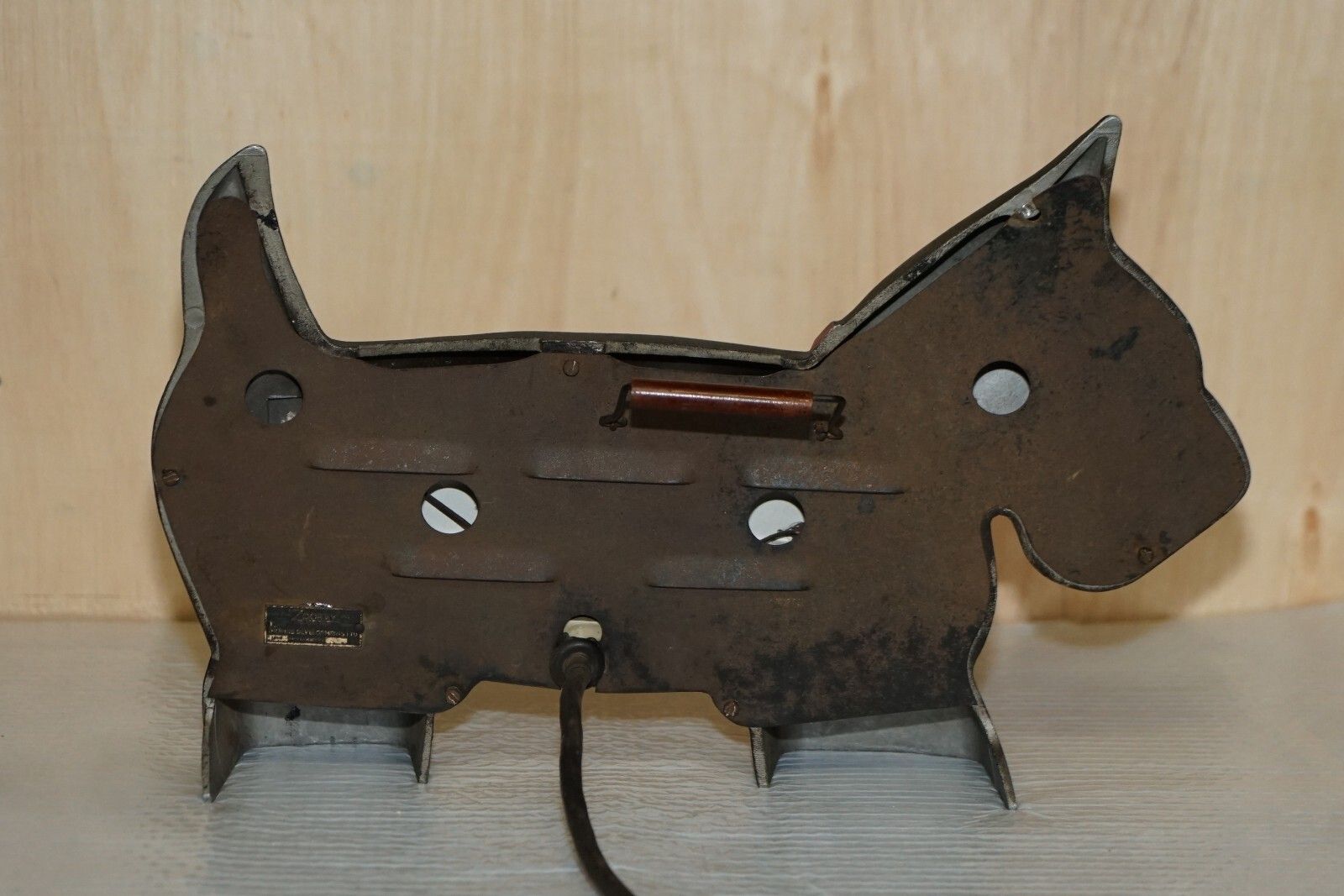 Home Decor Original Restored Art Deco Zooray Highland Terrier Scottie Dog Electric Heater photo
