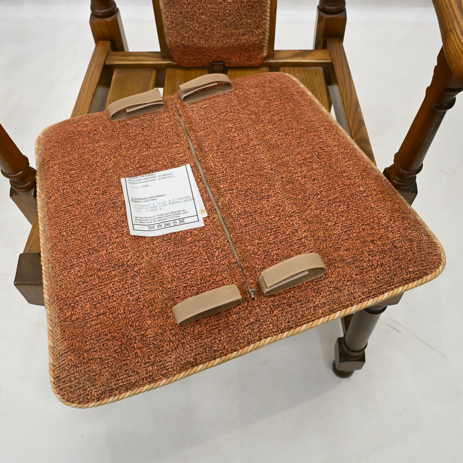 photo vinterior 6 Ercol Hampton Dining Chairs Including 1 Carver Golden Dawn Free Uk* Delivery