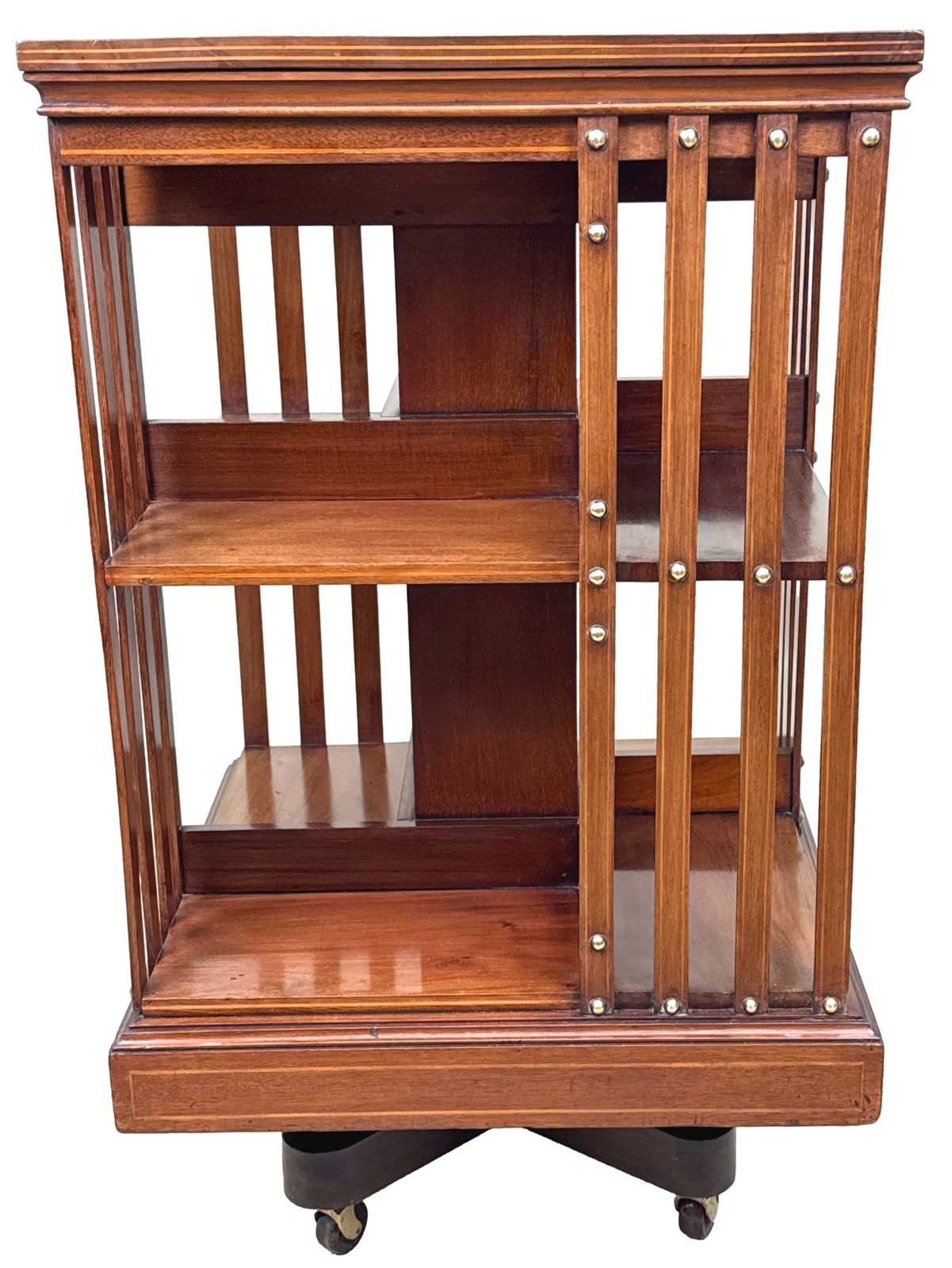Late 19th Century Mahogany Revolving Bookcase (England, Circa 1890) photo for sale