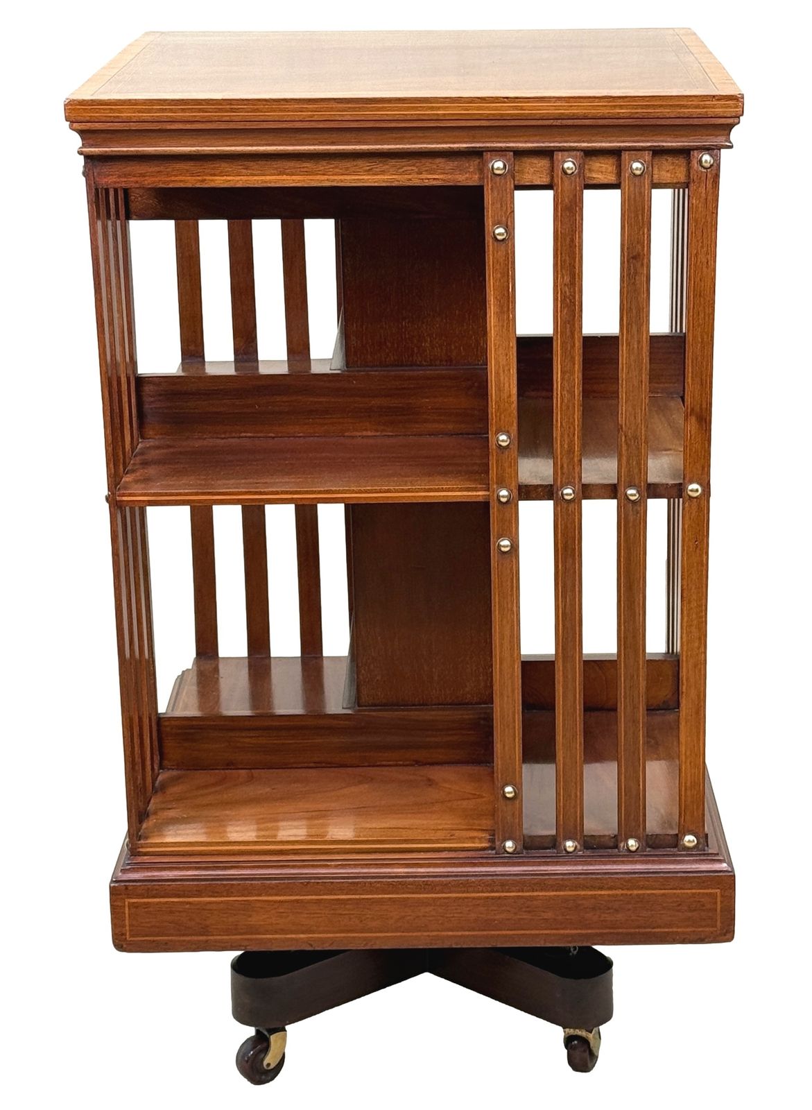 photo for sale Late 19th Century Mahogany Revolving Bookcase (England, Circa 1890)