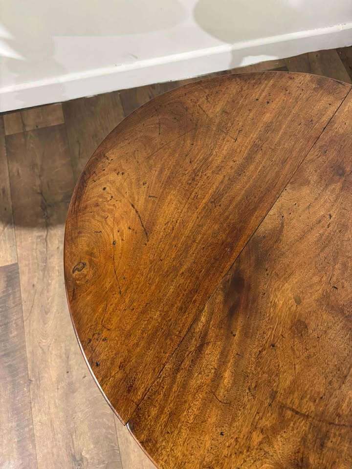 Vintage Mahogany & Oak Drop Leaf Table Of Small Proportions photo for sale