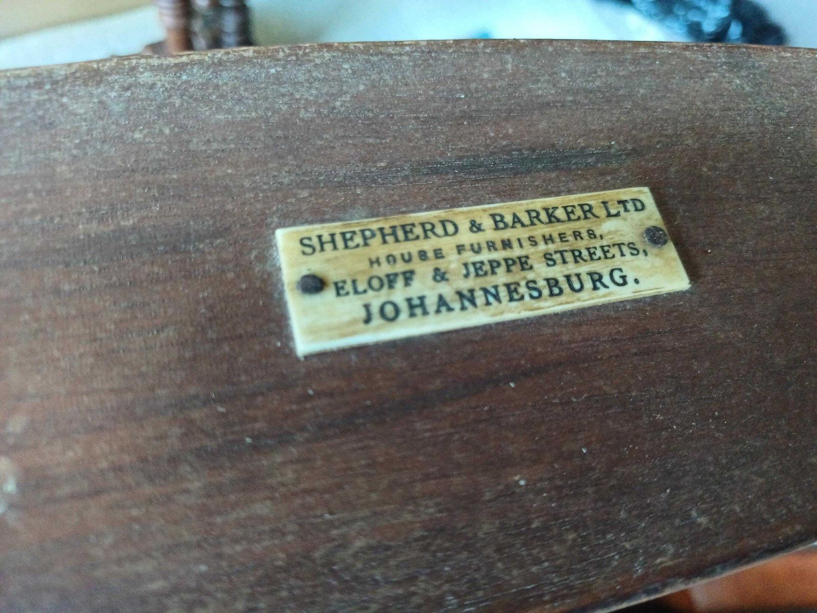 Vintage Mahogany Sutherland Table C1900 Drop Leaf Cabriole Legs Oak Mechanism Space Saver Antique Export Piece Johannesburg photo Furniture