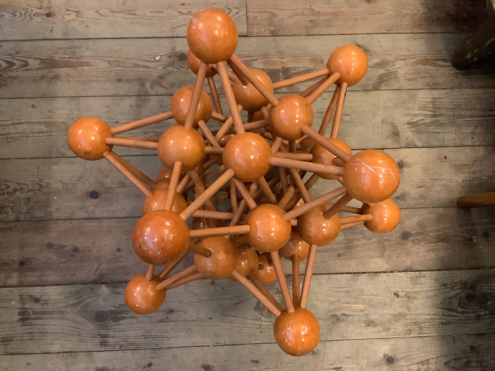1960s Atomic Wooden Science Sculpture photo 1000.0