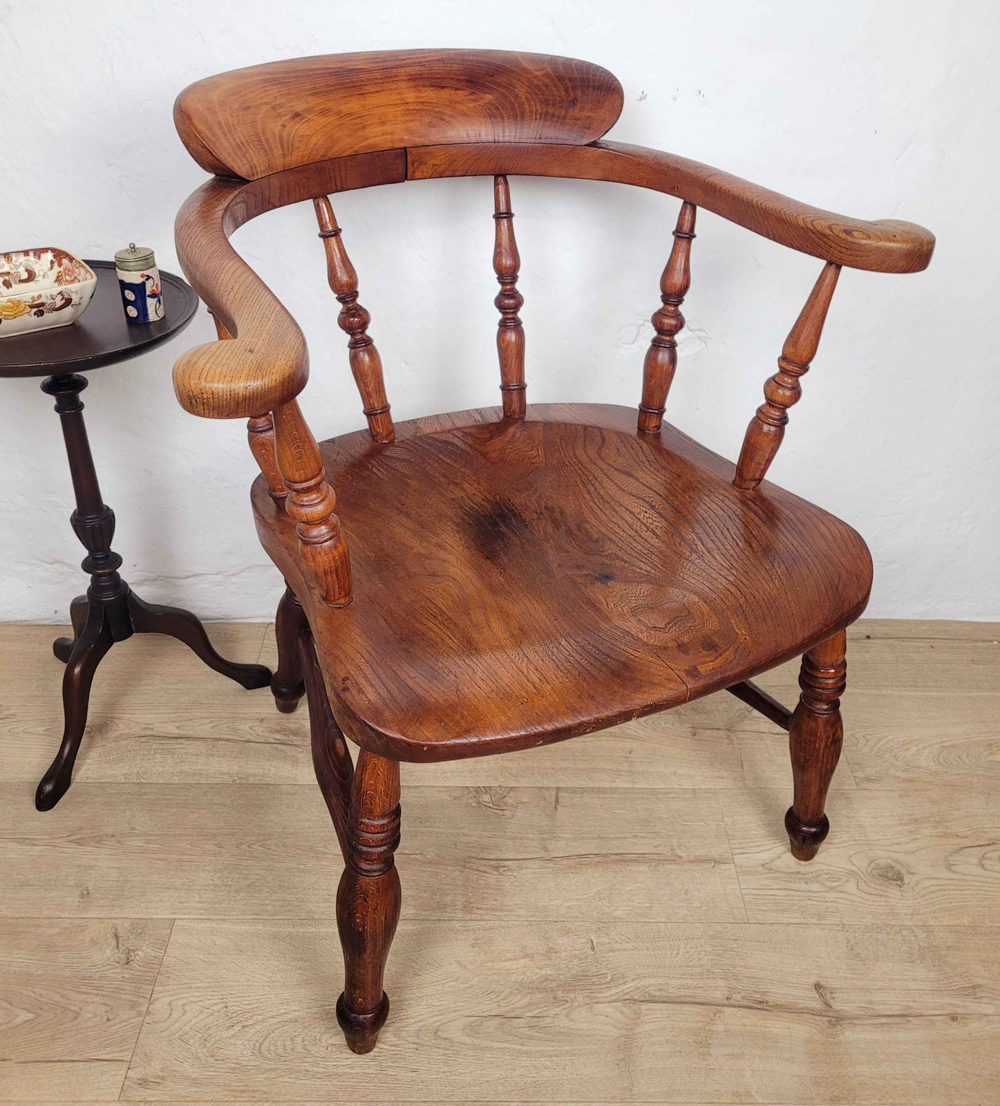 Smokers Bow Armchair Victorian Country Farmhouse Ash & Elm Delivery Available photo buy