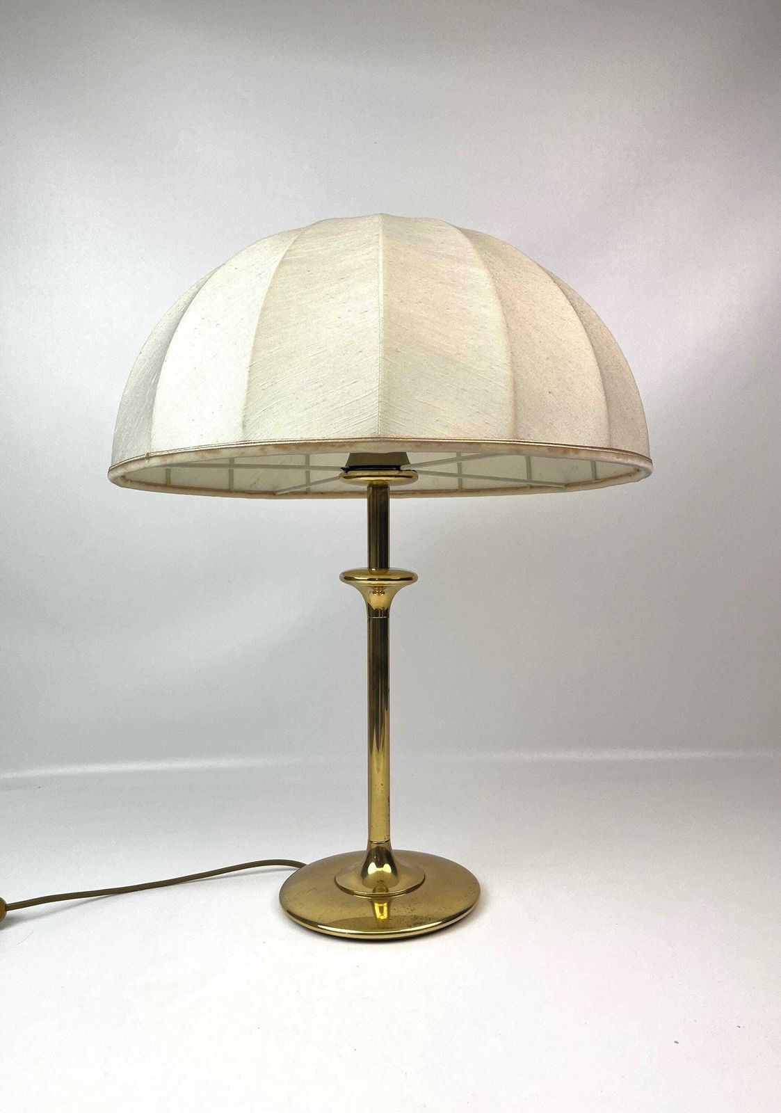 photo for sale Stunning Large Mid Century Mushroom Cocoon Desk Lamp By Hustadt Germany 1960