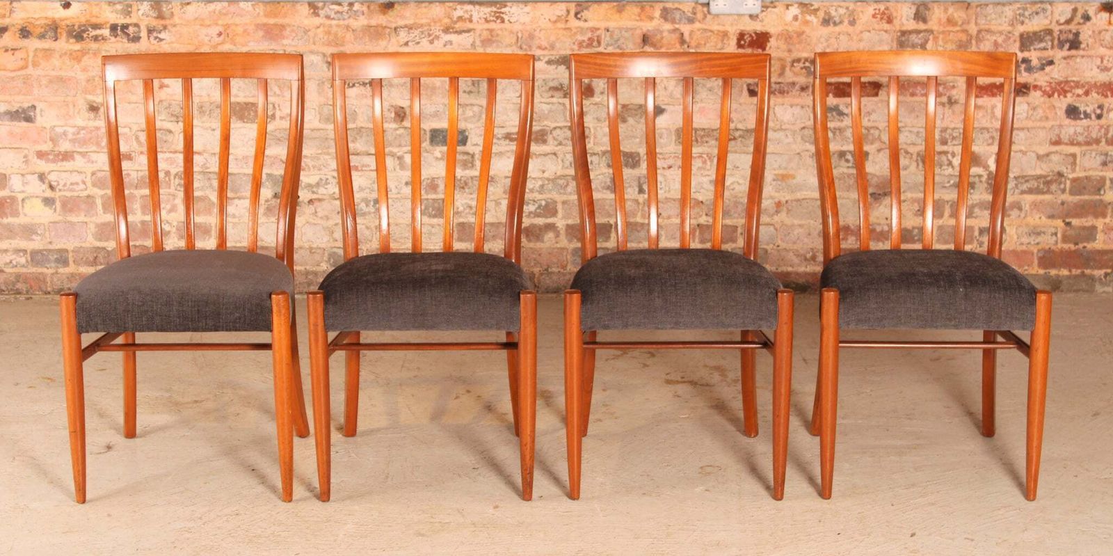 Set Of 4 Mid Century Teak Dining Chairs By Greaves&Thomas, Circa 1960s photo furniture