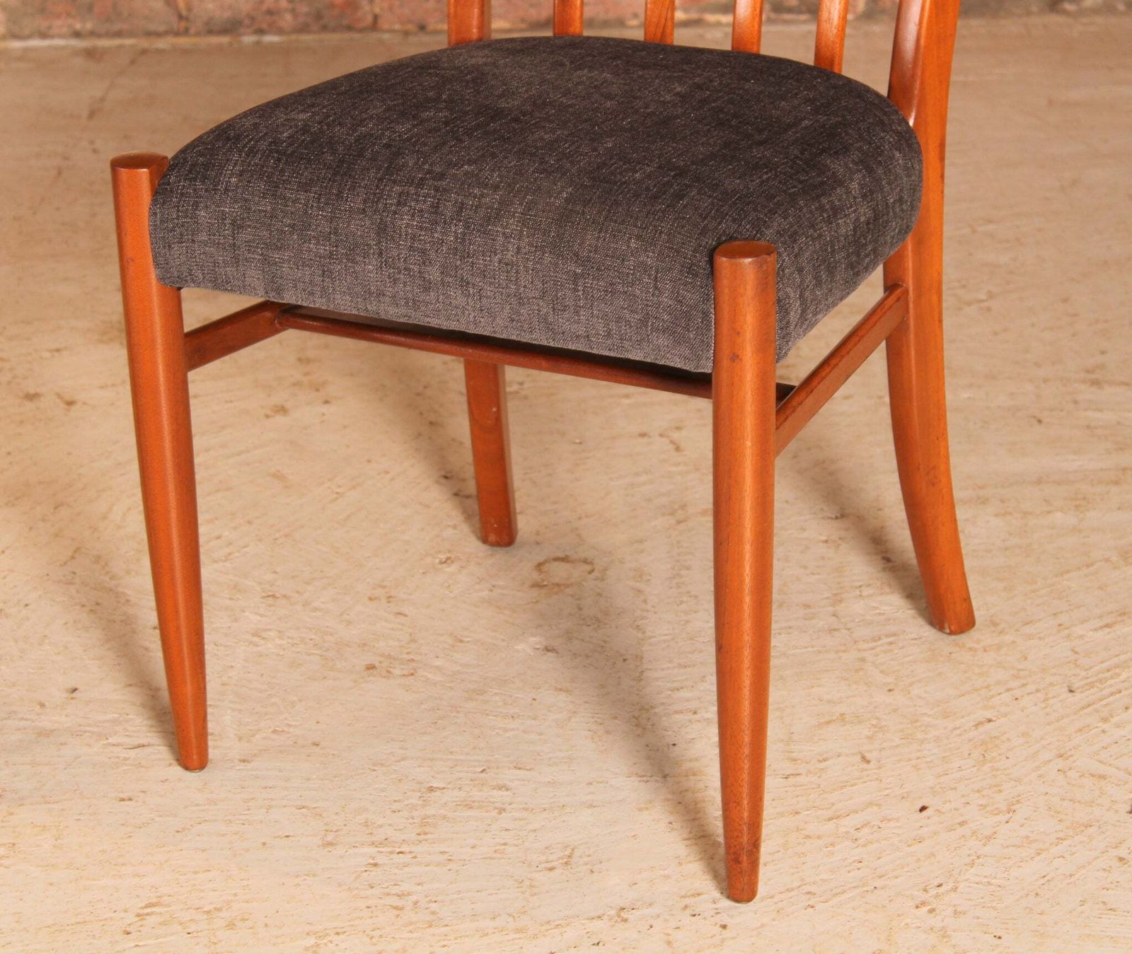 Set Of 4 Mid Century Teak Dining Chairs By Greaves&Thomas, Circa 1960s photo vinterior