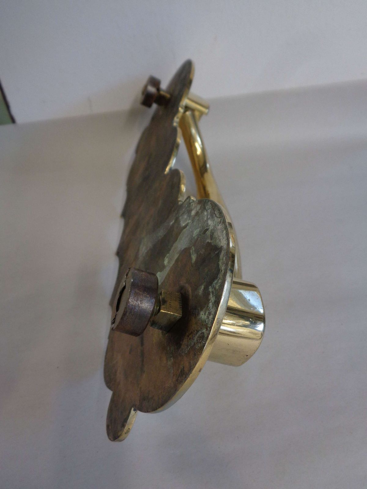 photo furniture Antique Heavy Brass Door Handle / Knocker