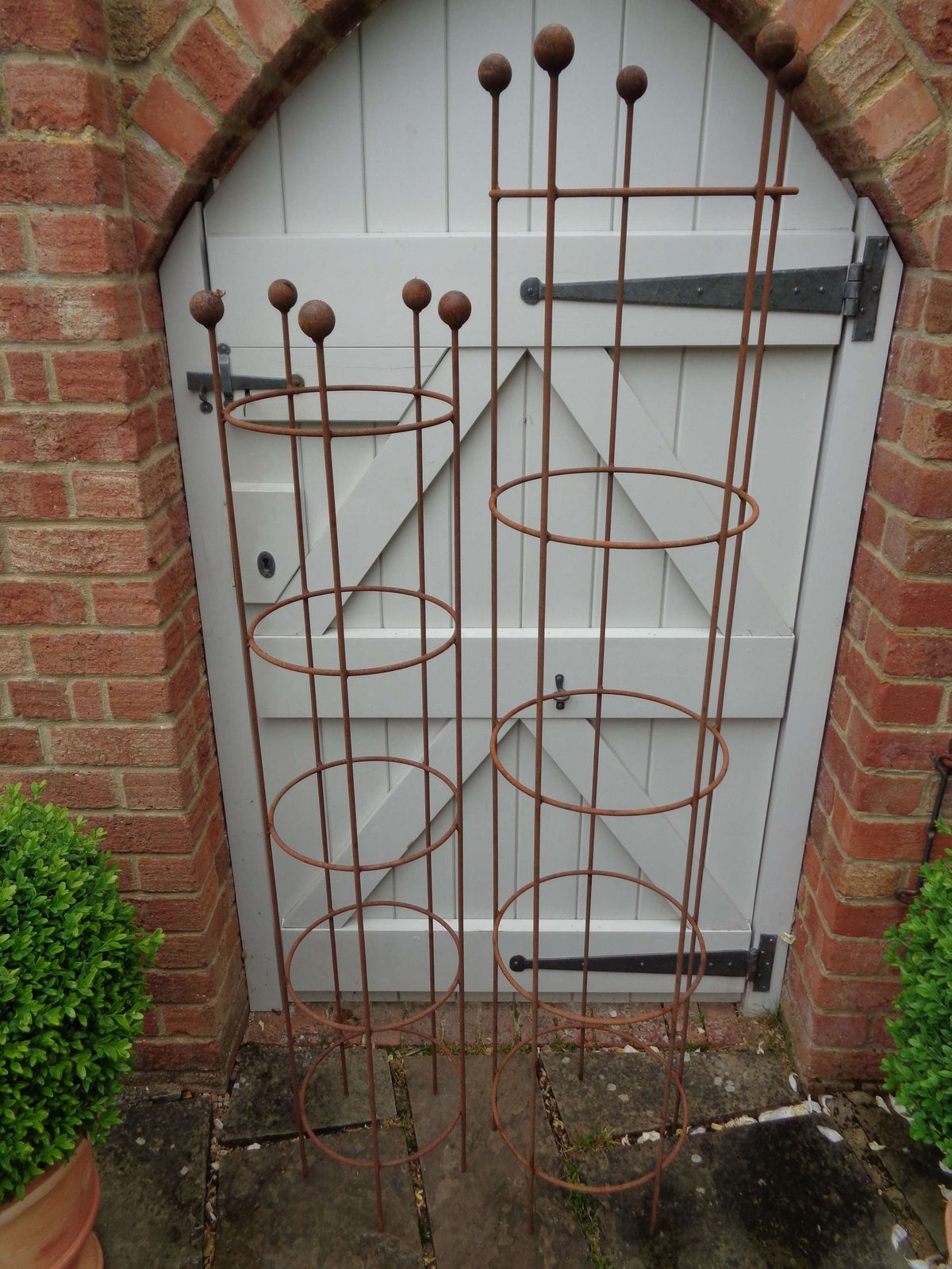 Garden Metal Turret Obelisk Plant Support   Small photo 72.0