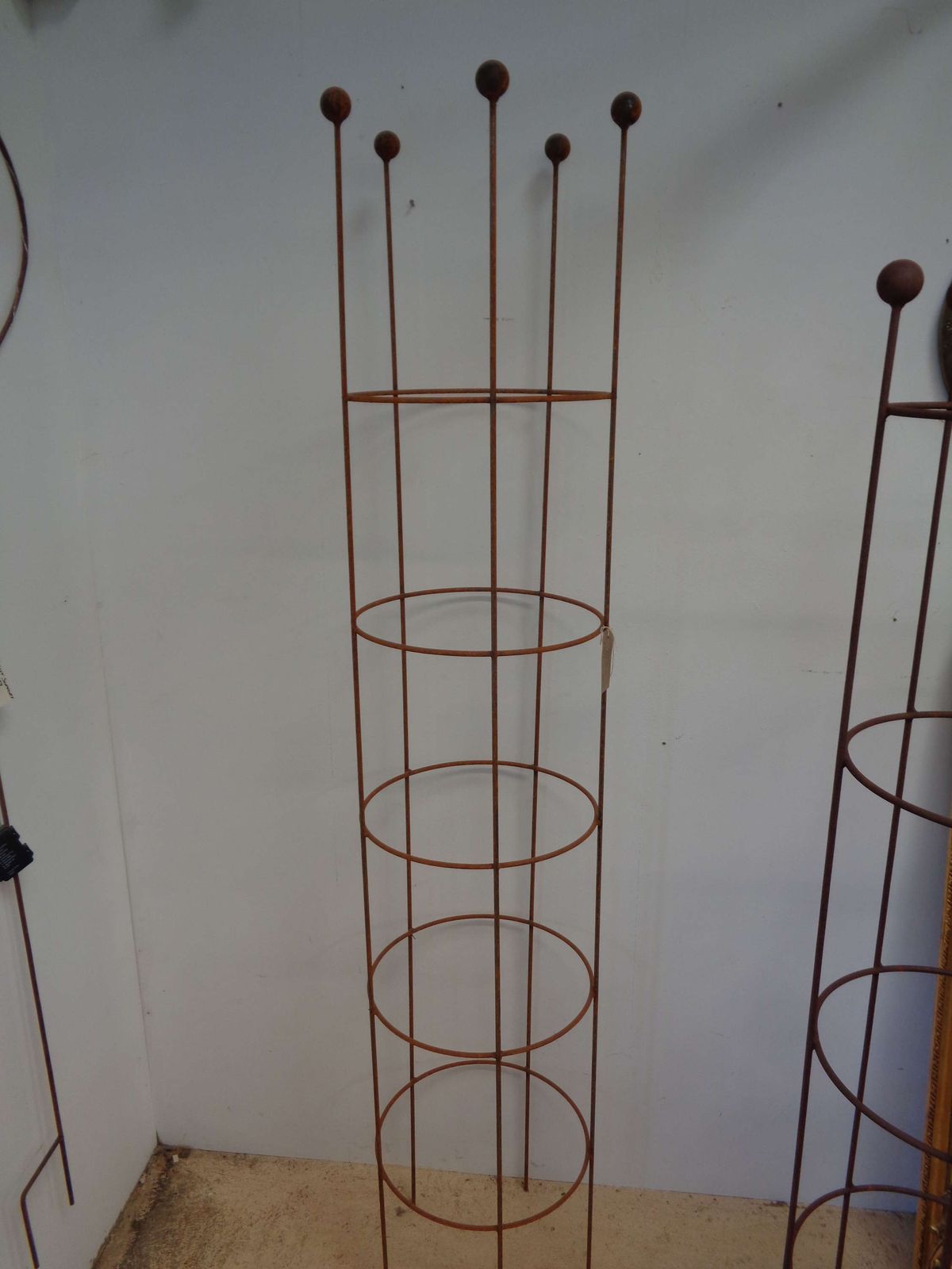 Garden Metal Turret Obelisk Plant Support   Large photo furniture