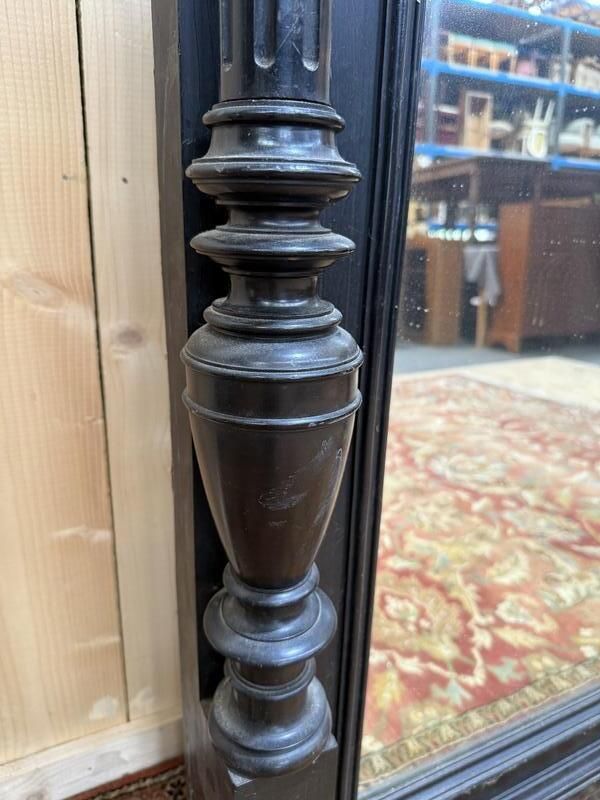 Miroir époque Napoléon III En Bois Noirci photo Home Decor