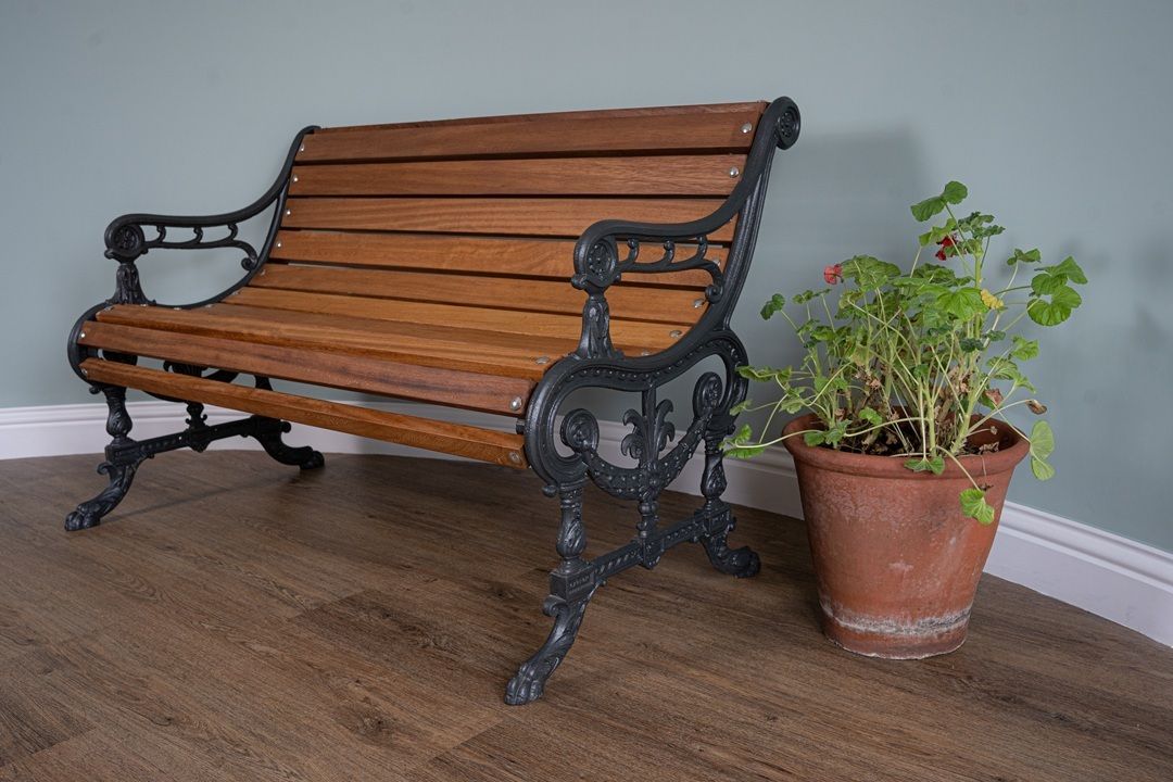Antique Carron Garden Bench photo Garden Furniture