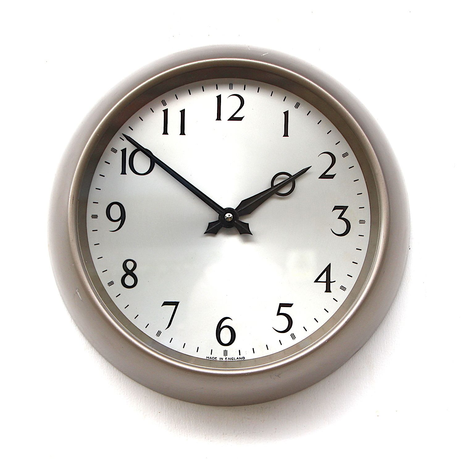 1950s  British Gent Vintage Office / Commercial Wall Clock. Fully Guaranteed