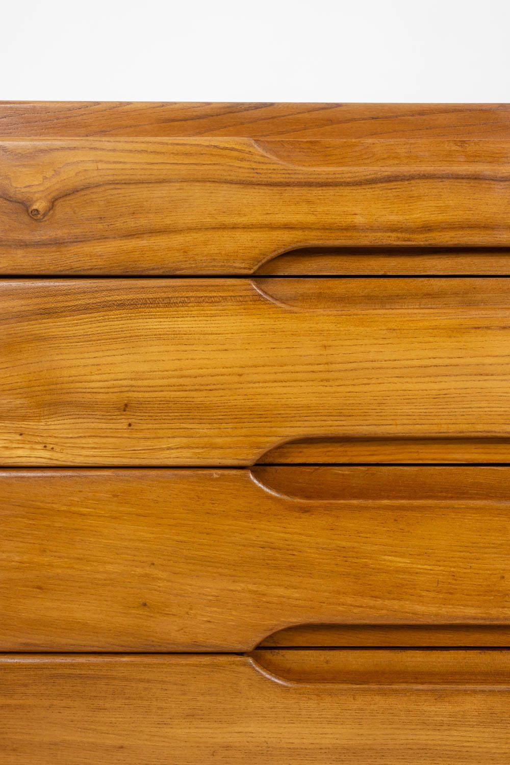 Maison Regain. Elm Chest Of Drawers. Circa 1970. photo vinterior