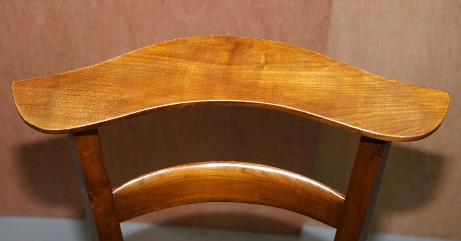 Pair Of Circa 1840 Hand Carved Prie Dieu High Back Prayer Chairs Original Bases photo vinterior