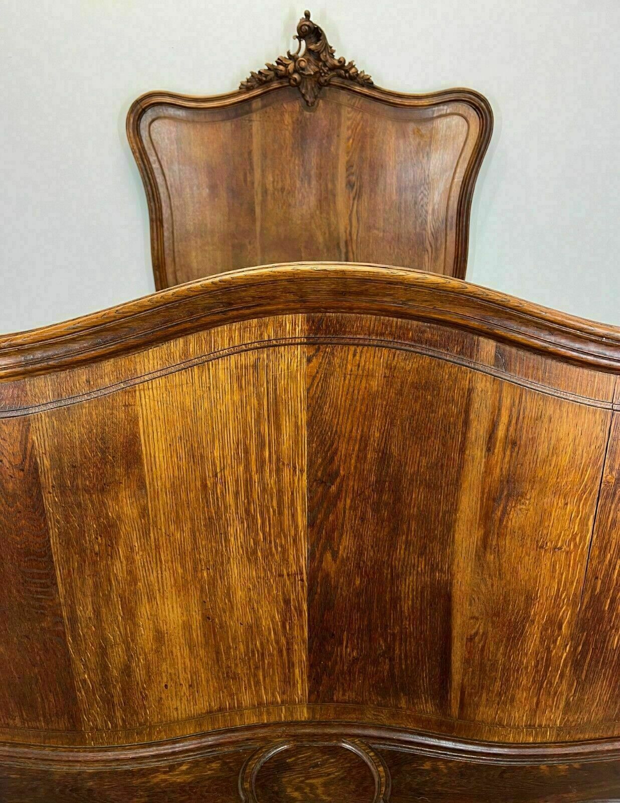 Amazing Rare Carved French Antique Double Bed (Lot 2968) photo vinterior