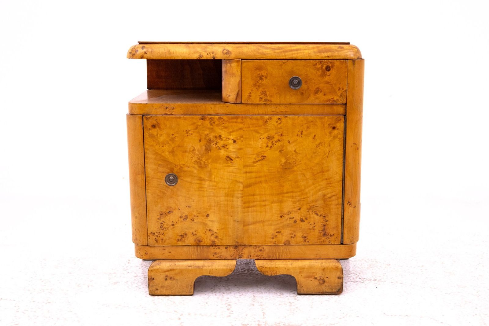 Pair Of Bedside Tables, Poland, 1930s. After Renovation. photo vinterior