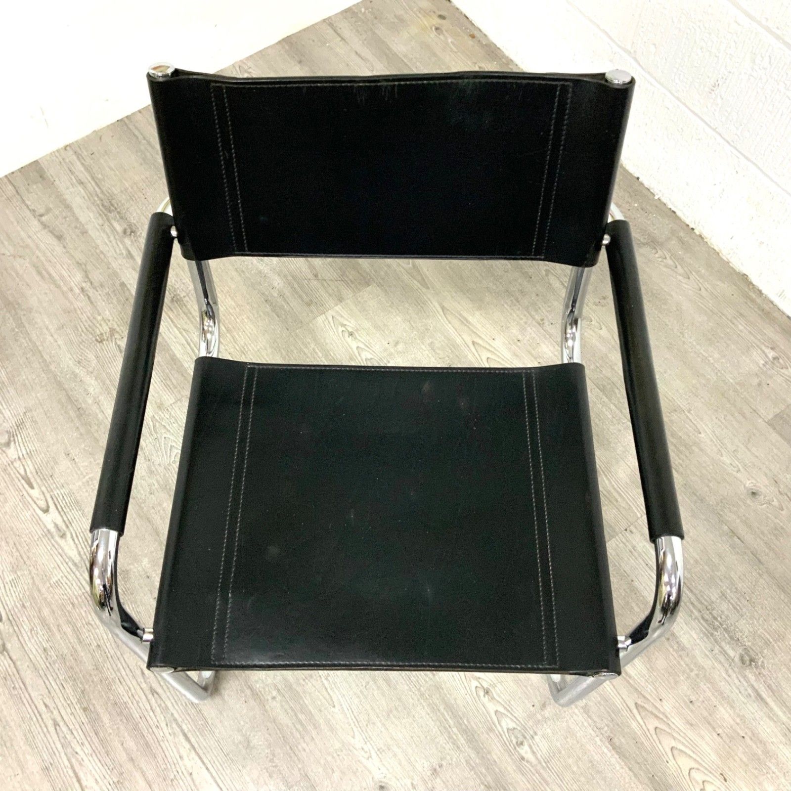 1795.0 A Pair Of Original Fasem S34 Mart Stam Marcel Breuer Dining Office Chair  Dated 1986 photo