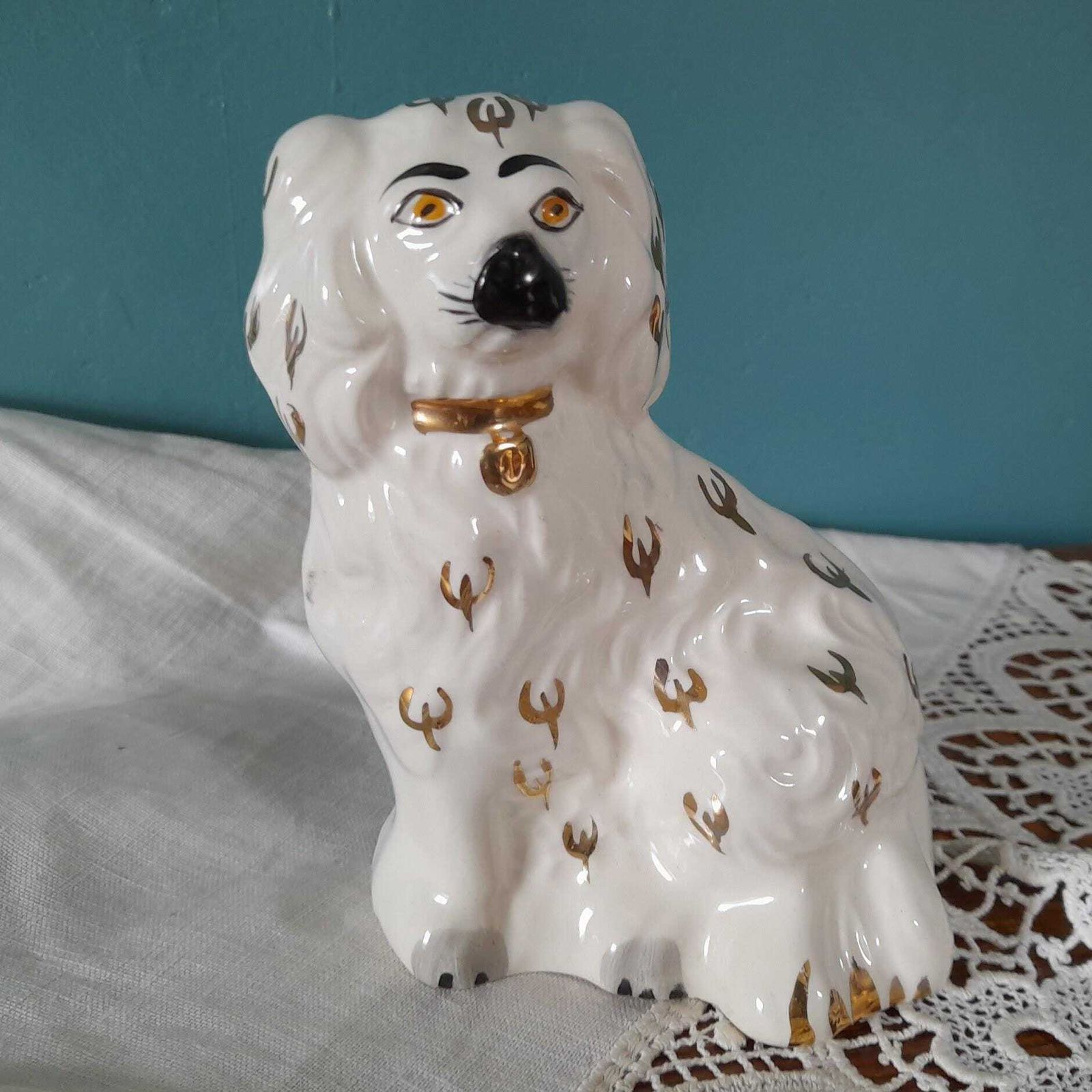 Mid Century Staffordshire 5.5" Beswick Flat Back Spaniel Dogs   1378 6 photo buy