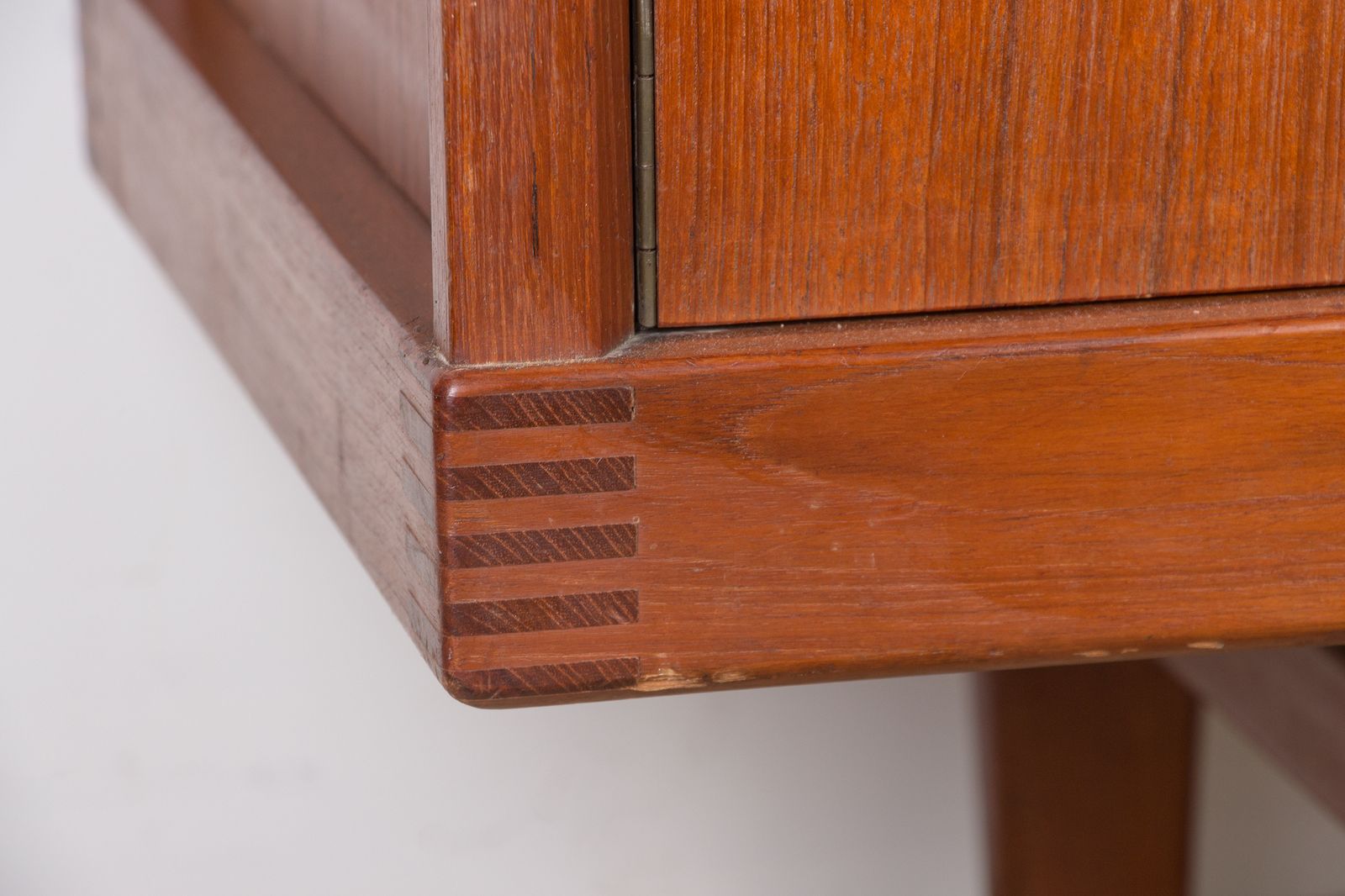 Danish Brutalist Style Sideboard In Solid Teak By Henning Kjaernulf For Vejle Stole 1960. photo 2750.0