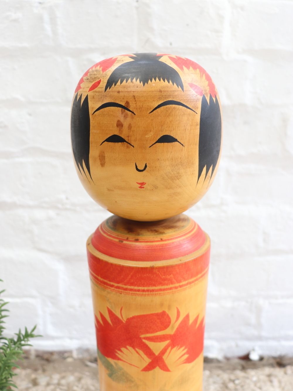 Large Japanese Kokeshi Doll photo for sale