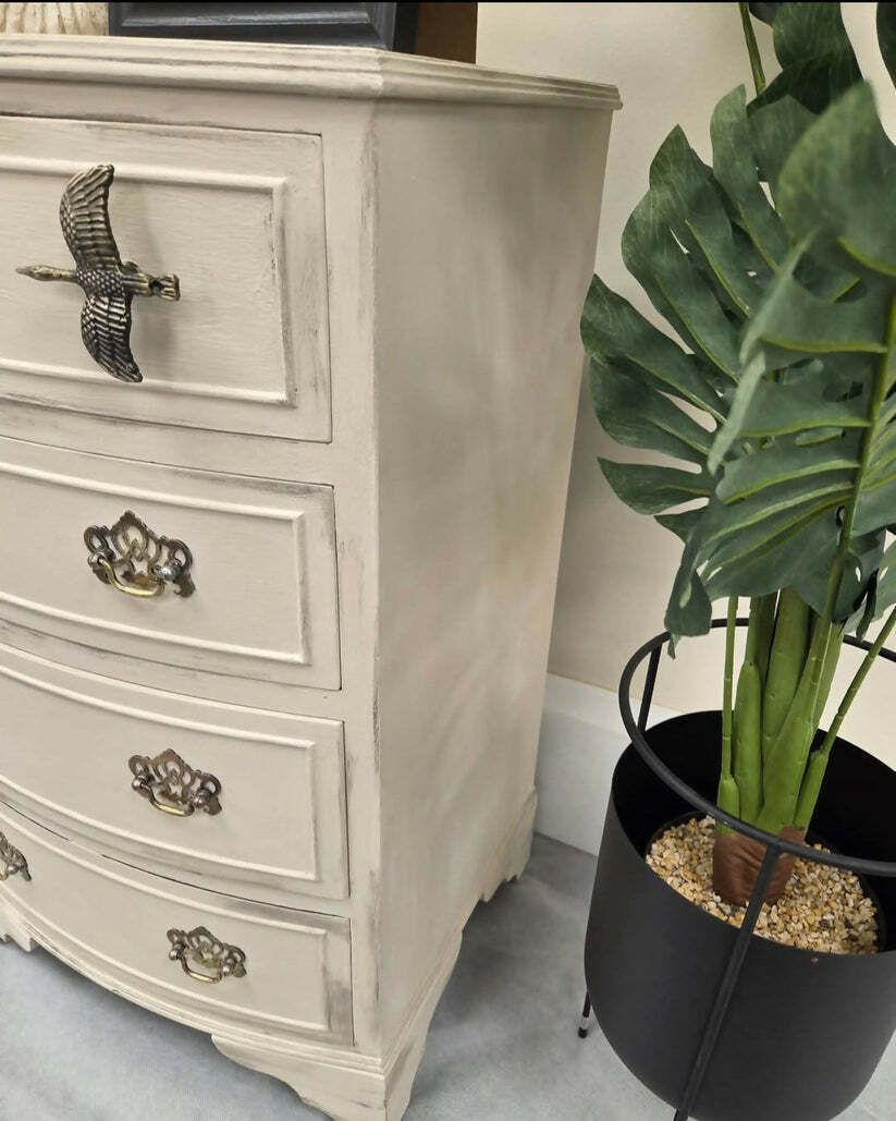 Bow Fronted Small Chest Of Drawers photo furniture