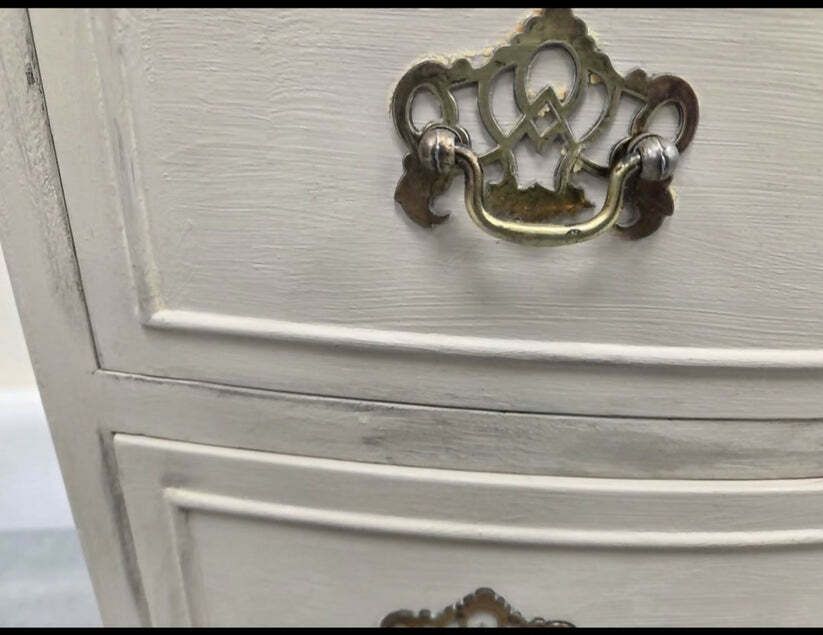 Bow Fronted Small Chest Of Drawers photo for sale