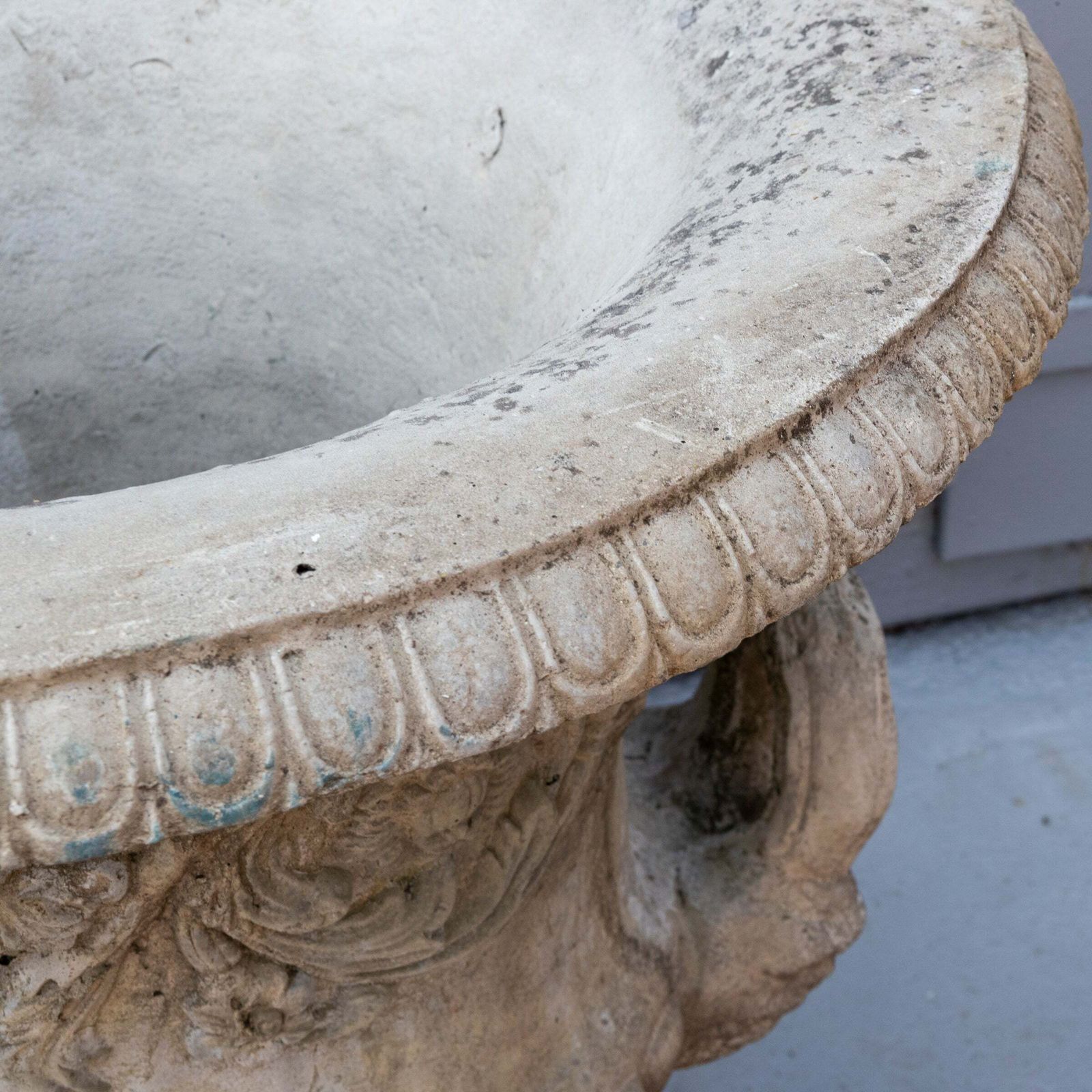 Antique Stoneware Ornate Urn, 1800s photo buy