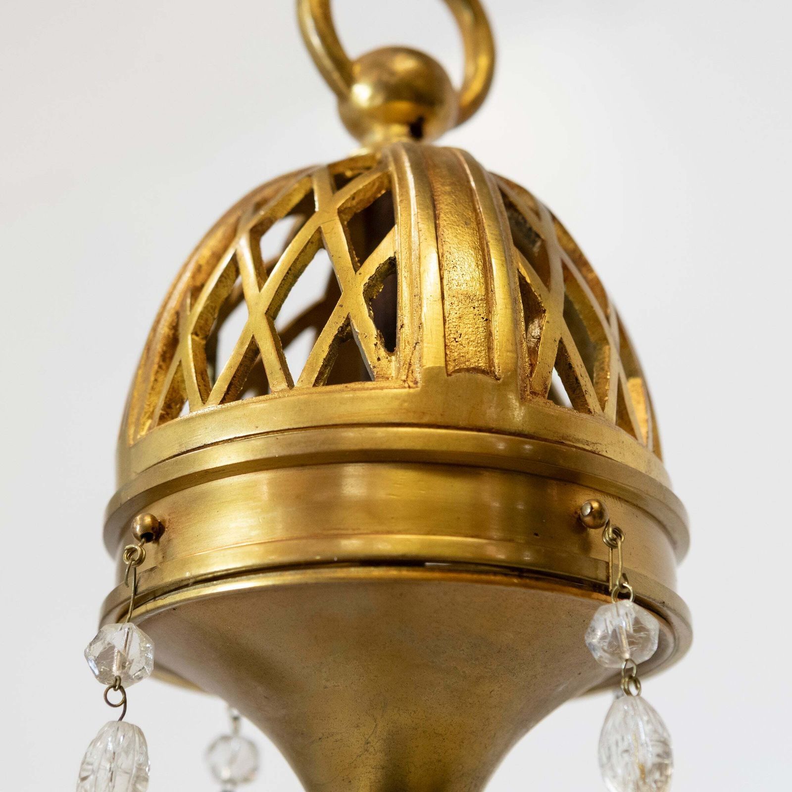 photo vinterior Antique French Crystal Chandelier