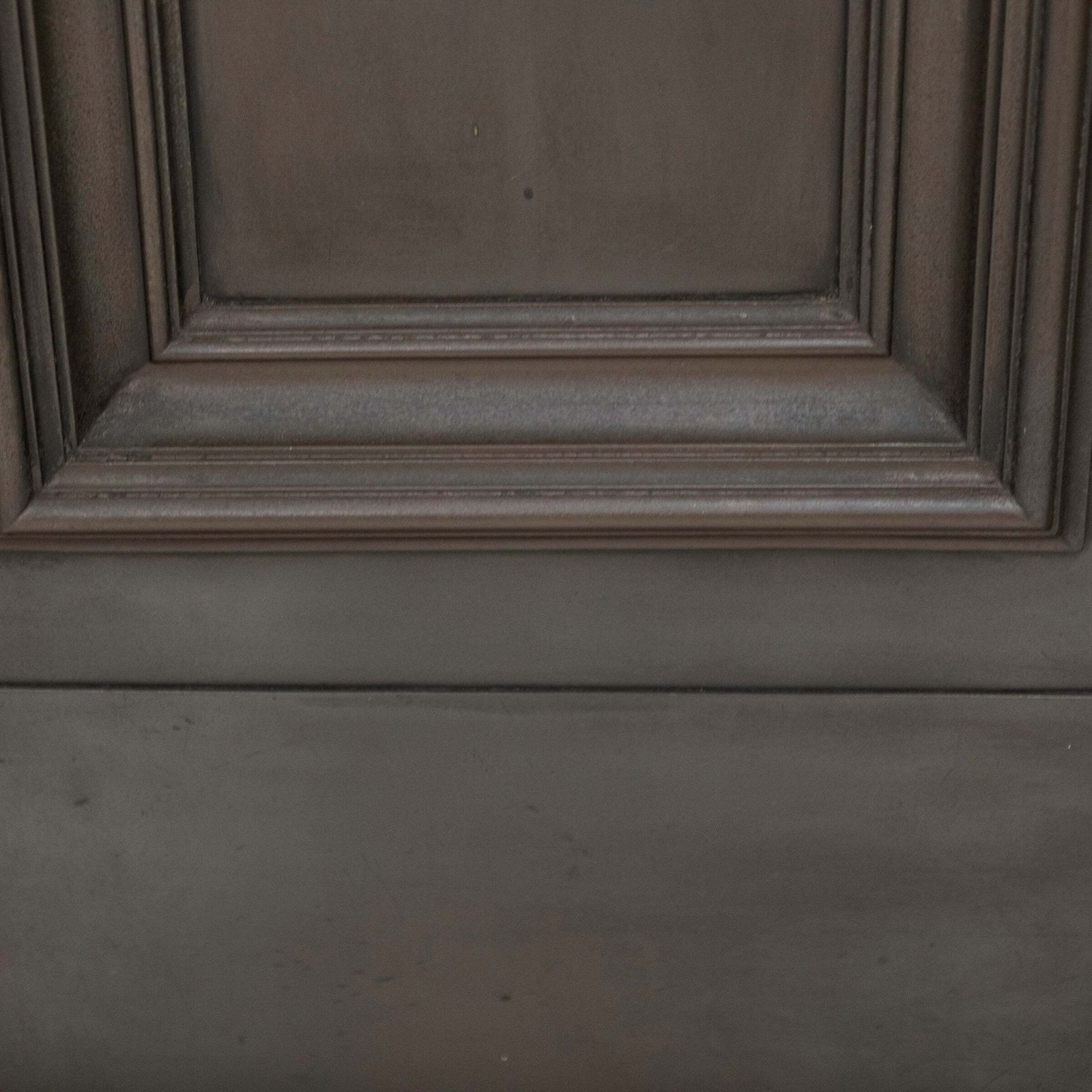 Monumental Bronze And Mahogany Entranceway Doors photo vintage