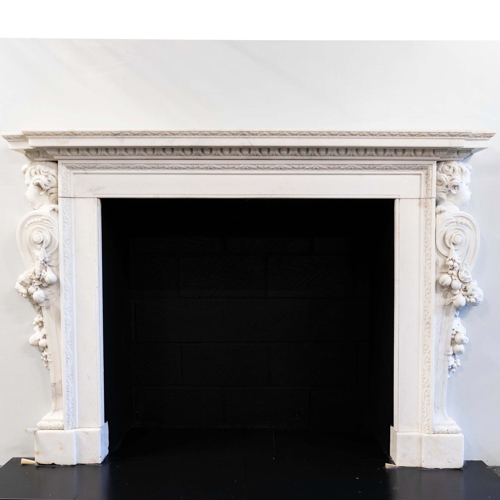 18th Century English Baroque Marble Fireplace | Appuldurcombe House photo Home Fixtures