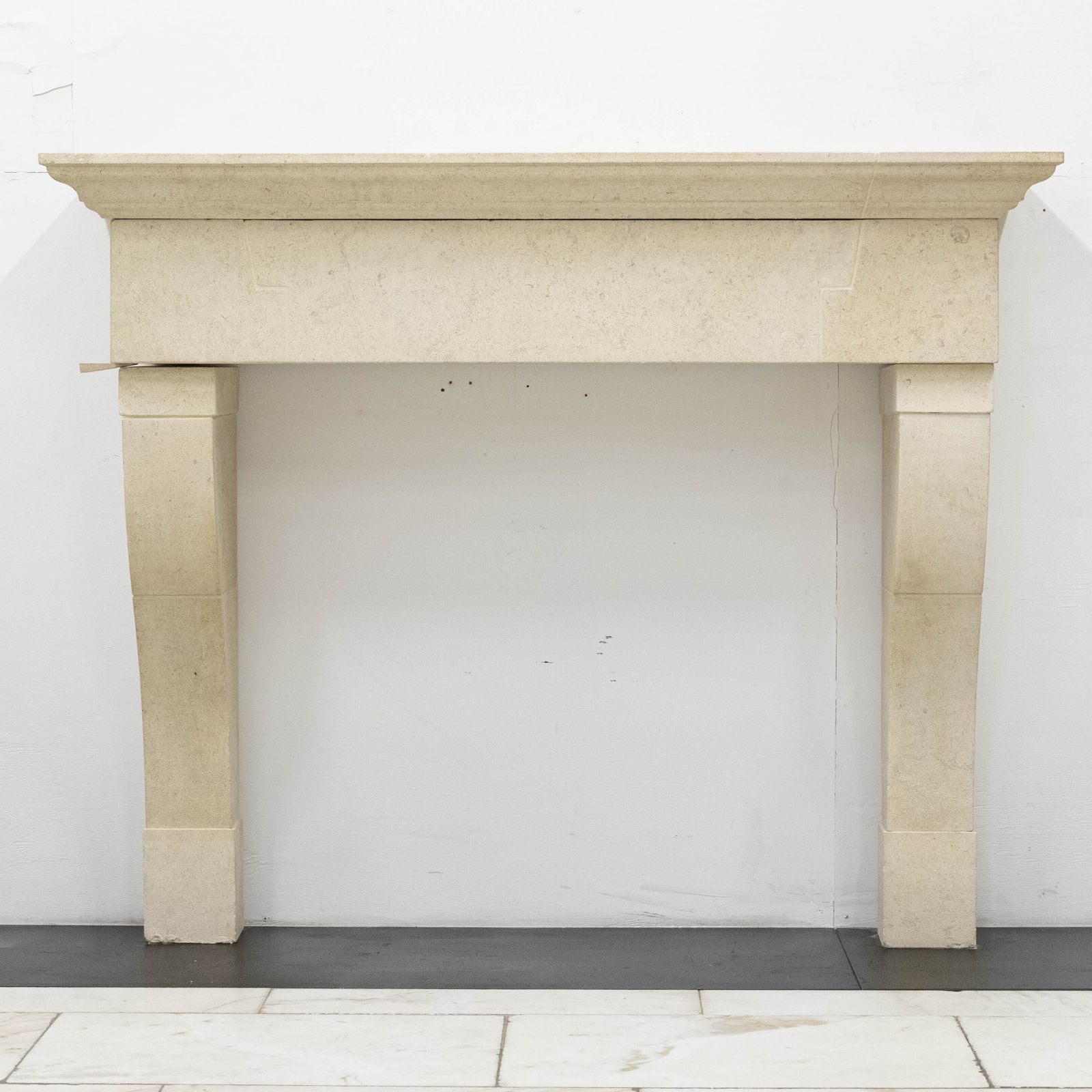 photo furniture The Marseilles A French Style Limestone Fireplace Surround I Pair Available