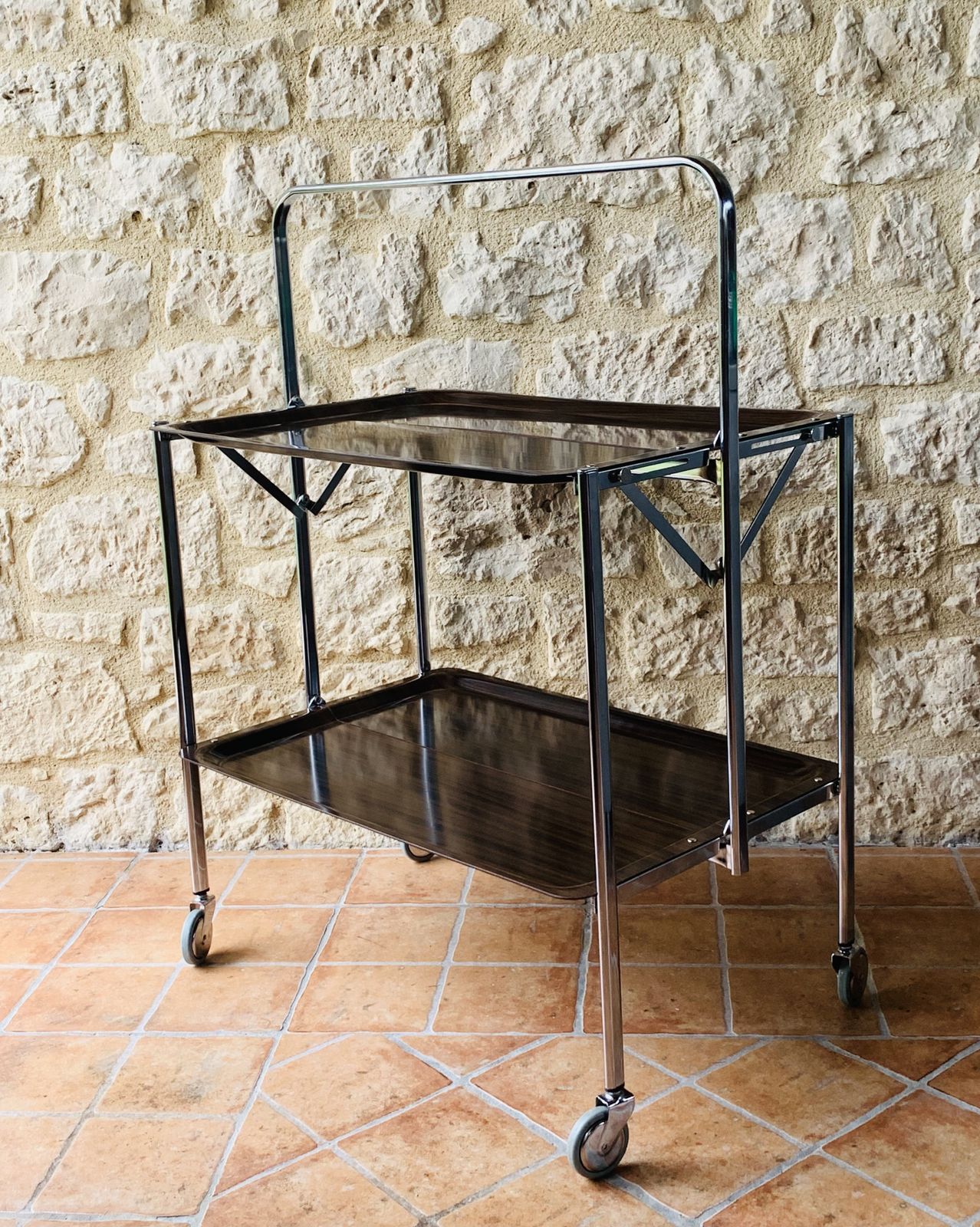 Mid Century Italian Bar Cart By Speedy