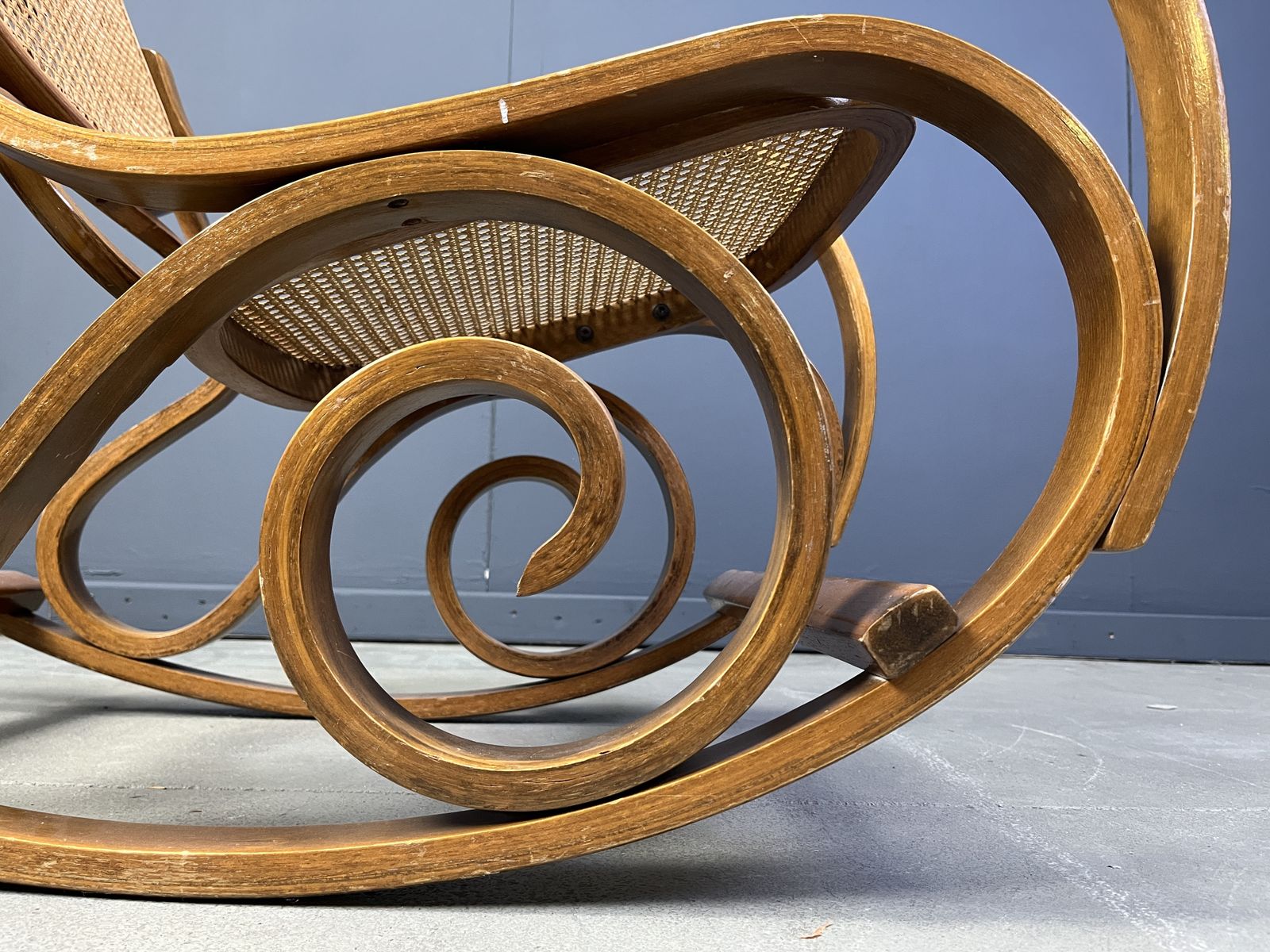 Vintage Thonet Style Rocking Chair, 1960s photo vinterior