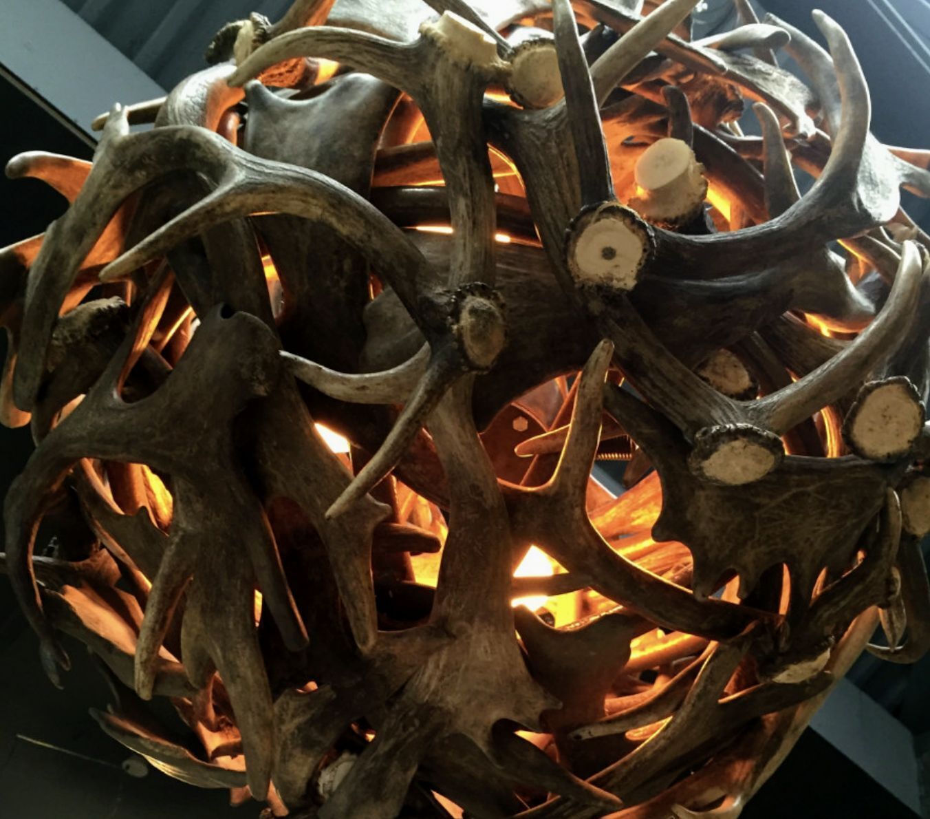 Vintage Fallow Sphere Chandelier 0085. photo for sale