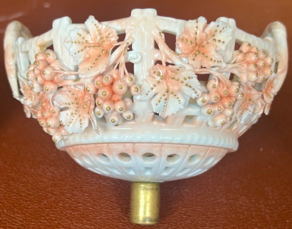 photo for sale Good Quality Pair Of Porcelain Centre Pieces