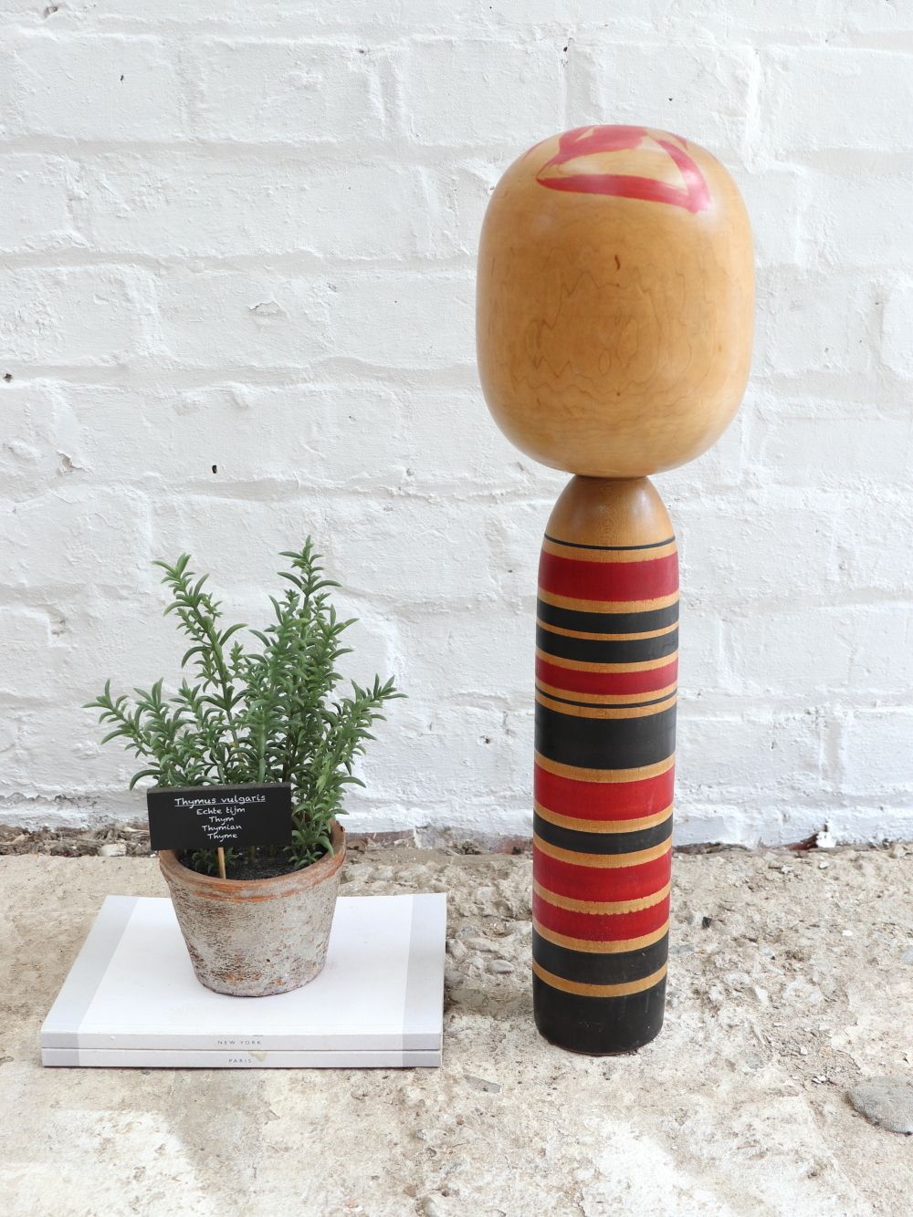 Large Japanese Kokeshi Doll photo Home Decor