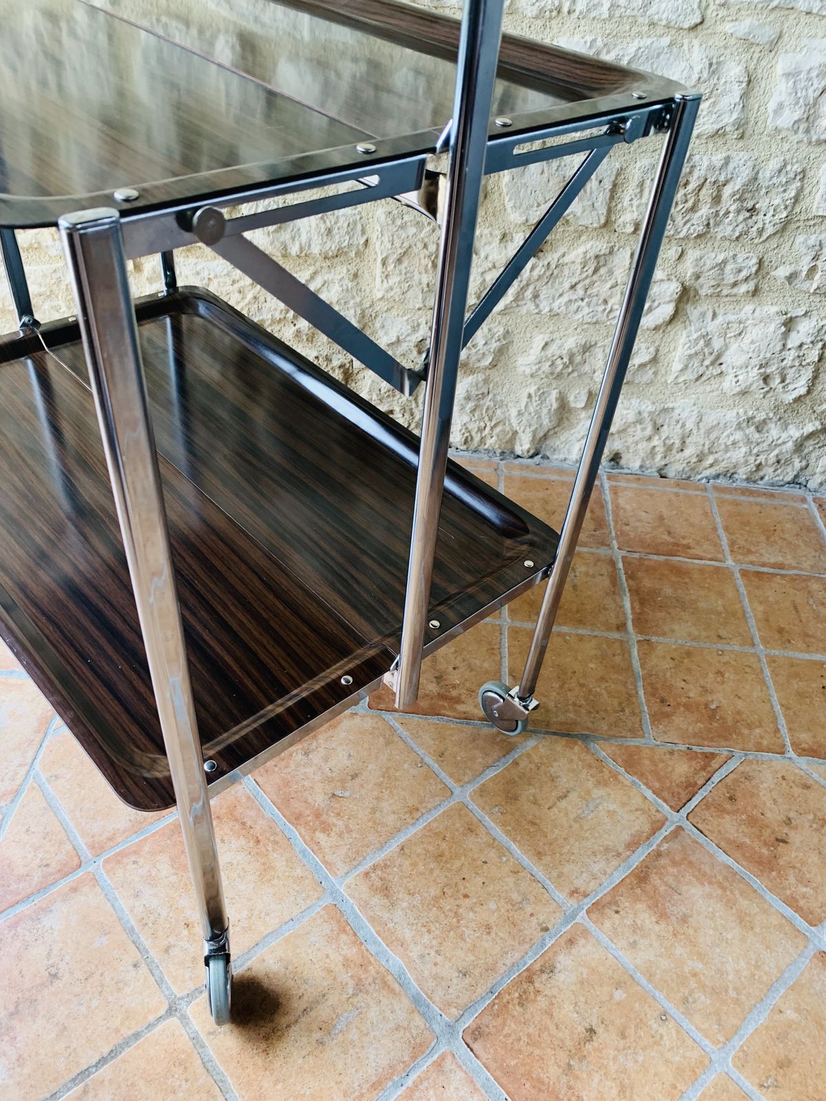 Mid Century Italian Bar Cart By Speedy photo vintage