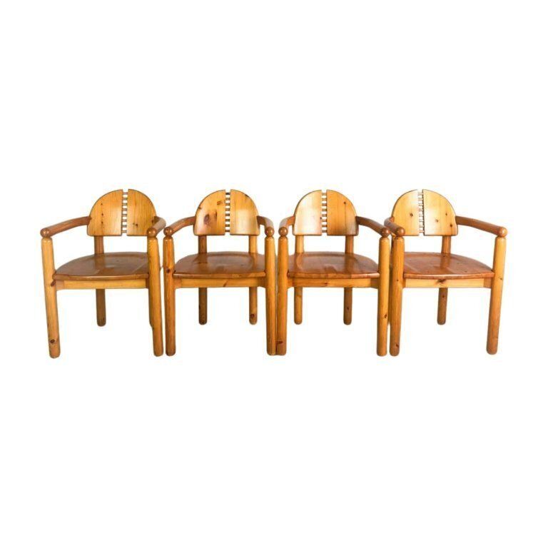 Set Of 4 Original Rainer Daumiller Midcentury Armchairs