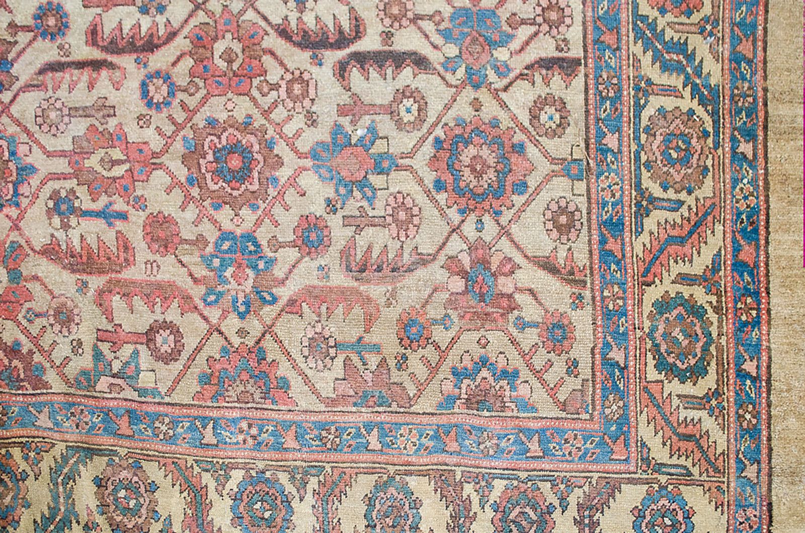 Antique Bakhshaysh Carpet 352x300cm photo vintage