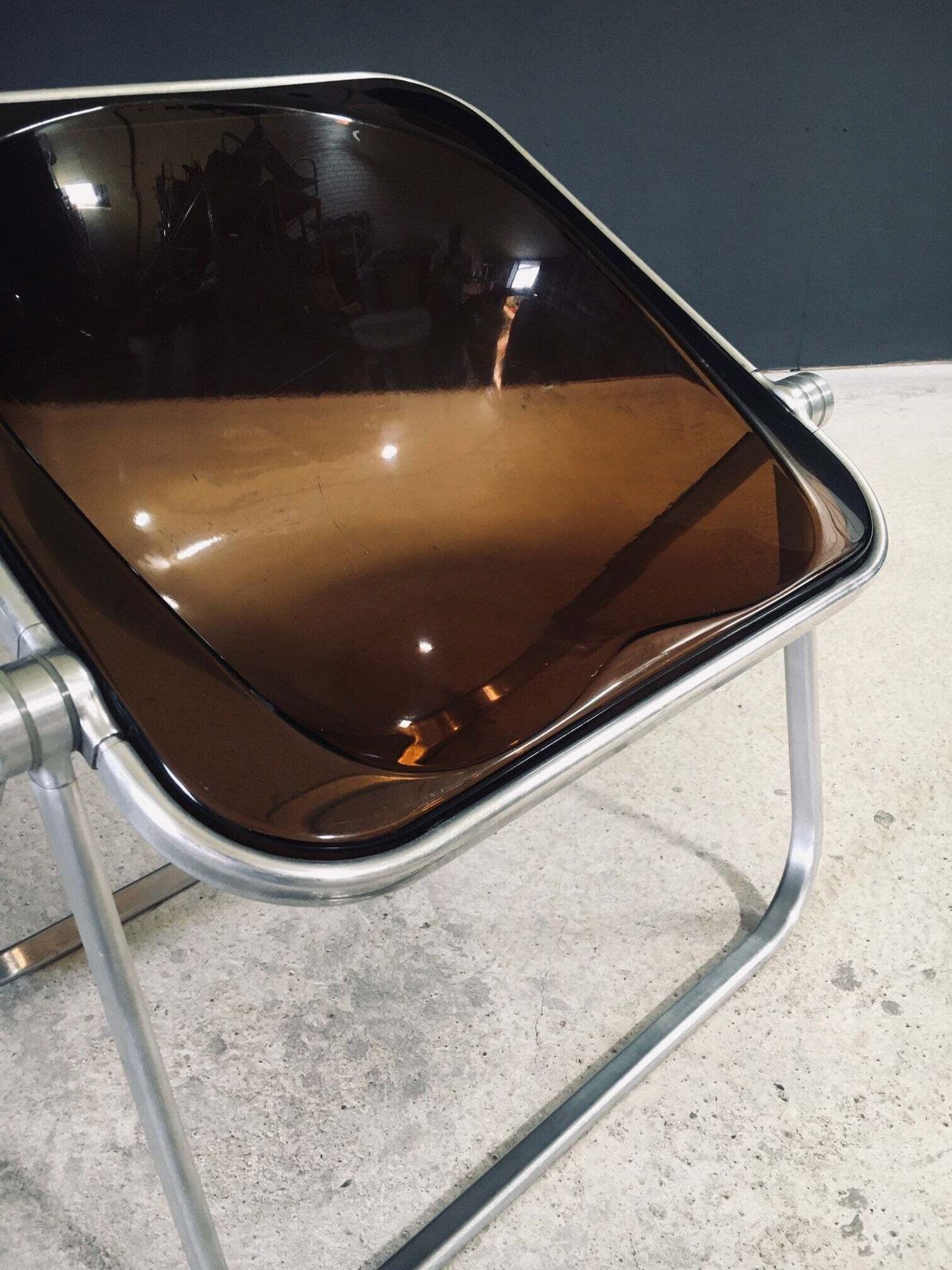 photo vintage Midcentury Modern Design Plona Chair By Giancarlo Piretti For Castelli, Italy 1970's