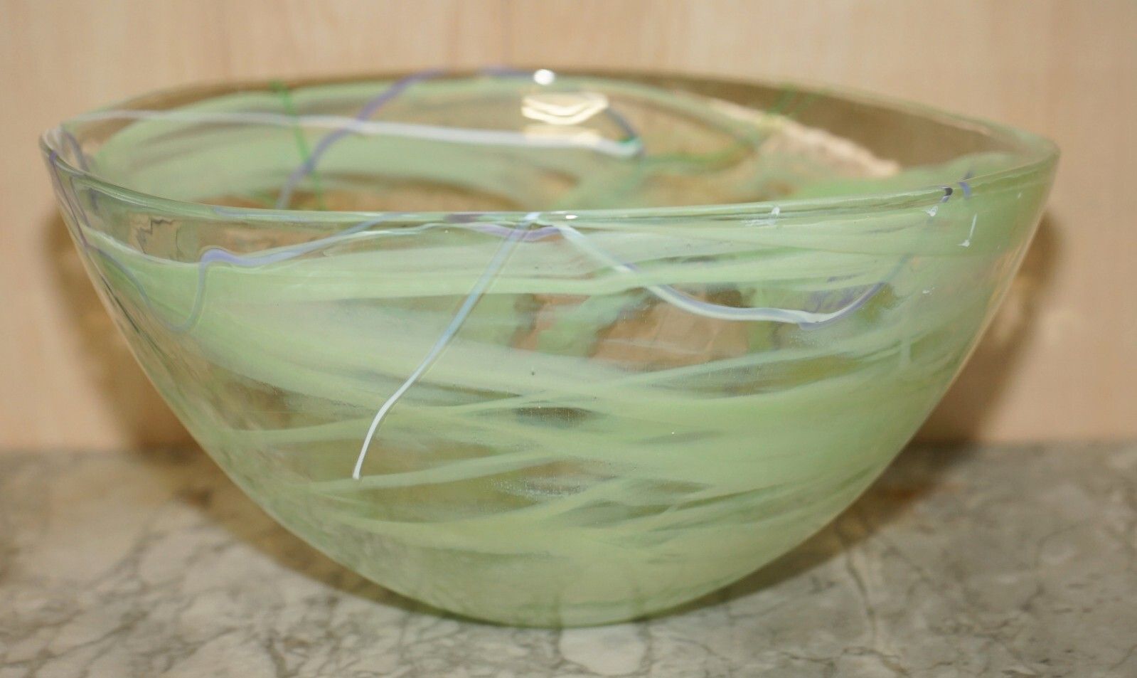 photo for sale Beautiful Kosta Boda Decorative Custom Made Decorative Glass Bowl By Anna Ehrner