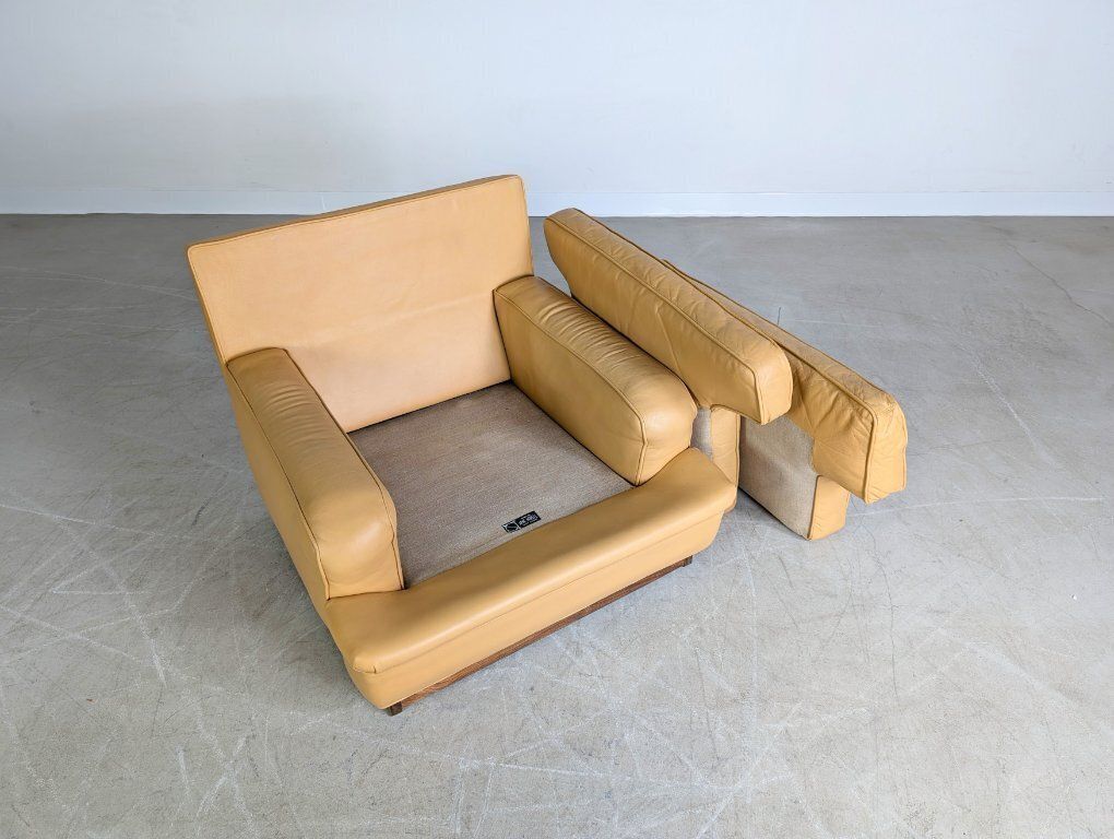 Original Midcentury Armchair Arne Norell Armchair Mexico Leather photo buy