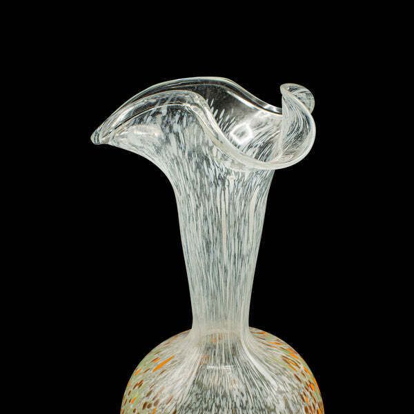 Vintage Display Vase, Continental, Art Glass, Posy Sleeve, Mid Century Modern photo vintage