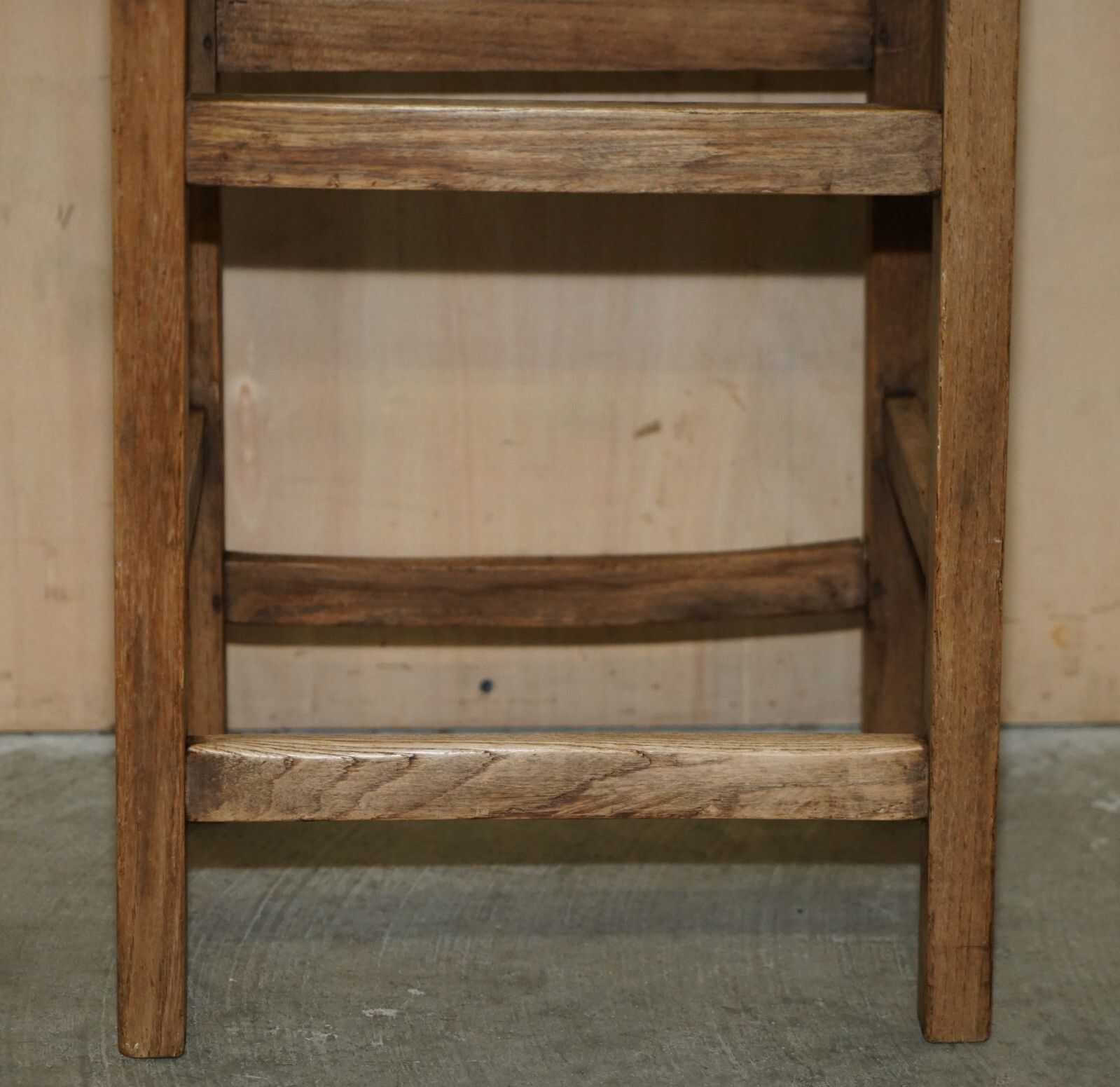 Lovely 19th Century English Painters Artists Stool Handle Cut Out In The Top photo for sale
