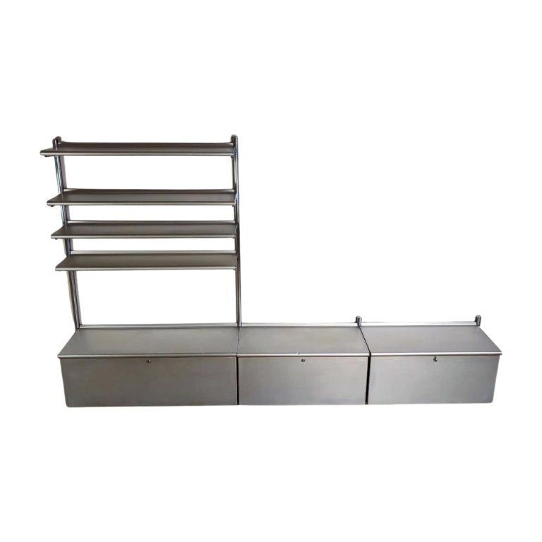 Otto Zapf Shelving System Vitra Vieler Wingset Wall Shelf Aluminum photo 4589.0