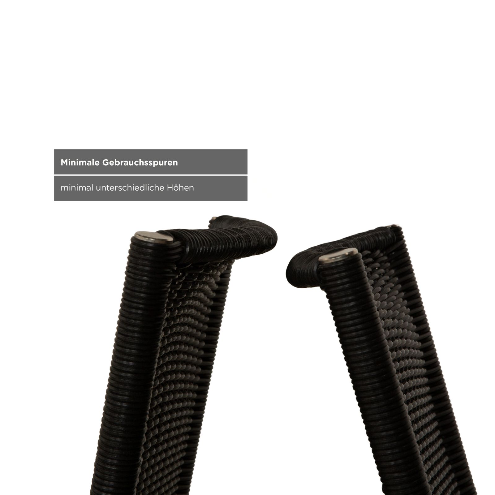 Lot de 6 chaises Tecta B20 en tresse gris foncé photo 3688.0